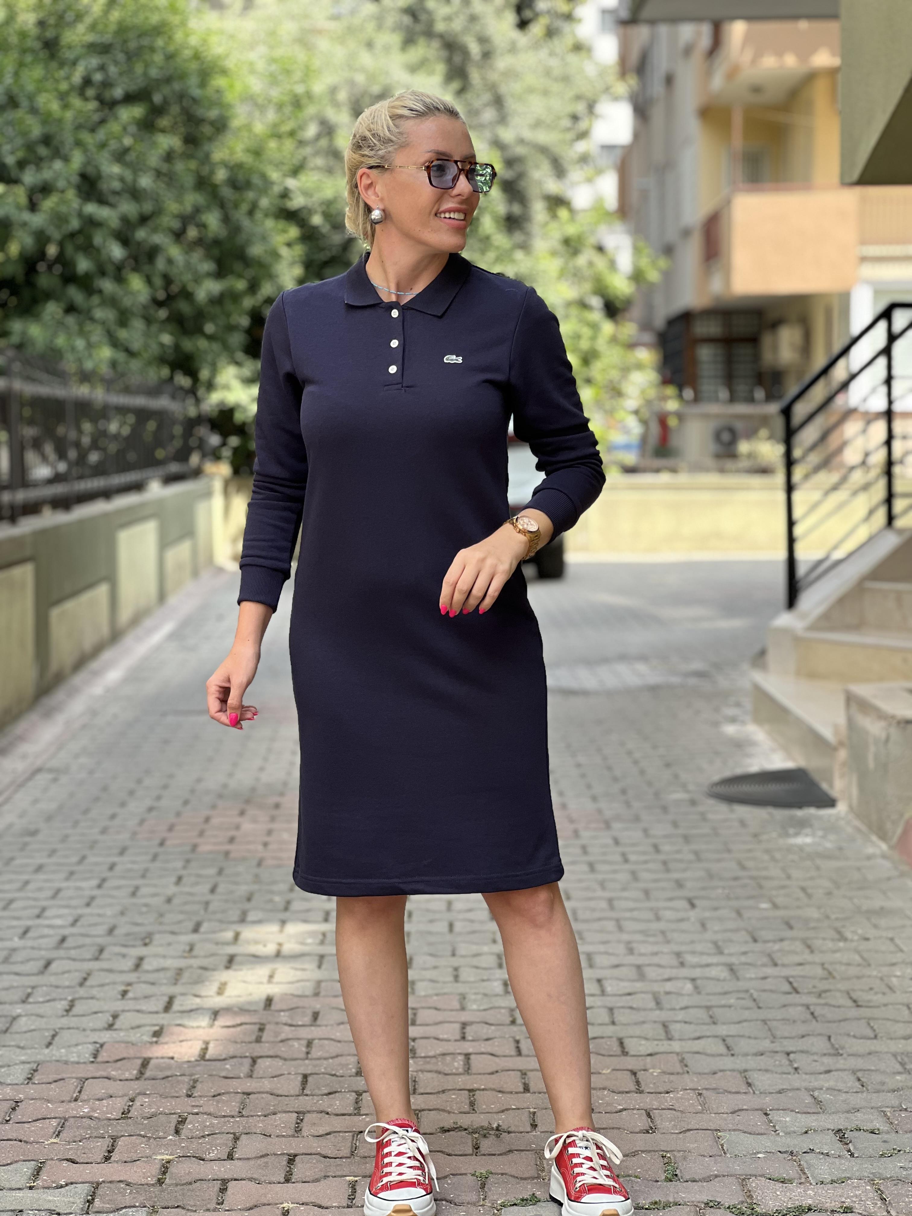 AURORA LACİVERT ORJ MARKA ELBİSE