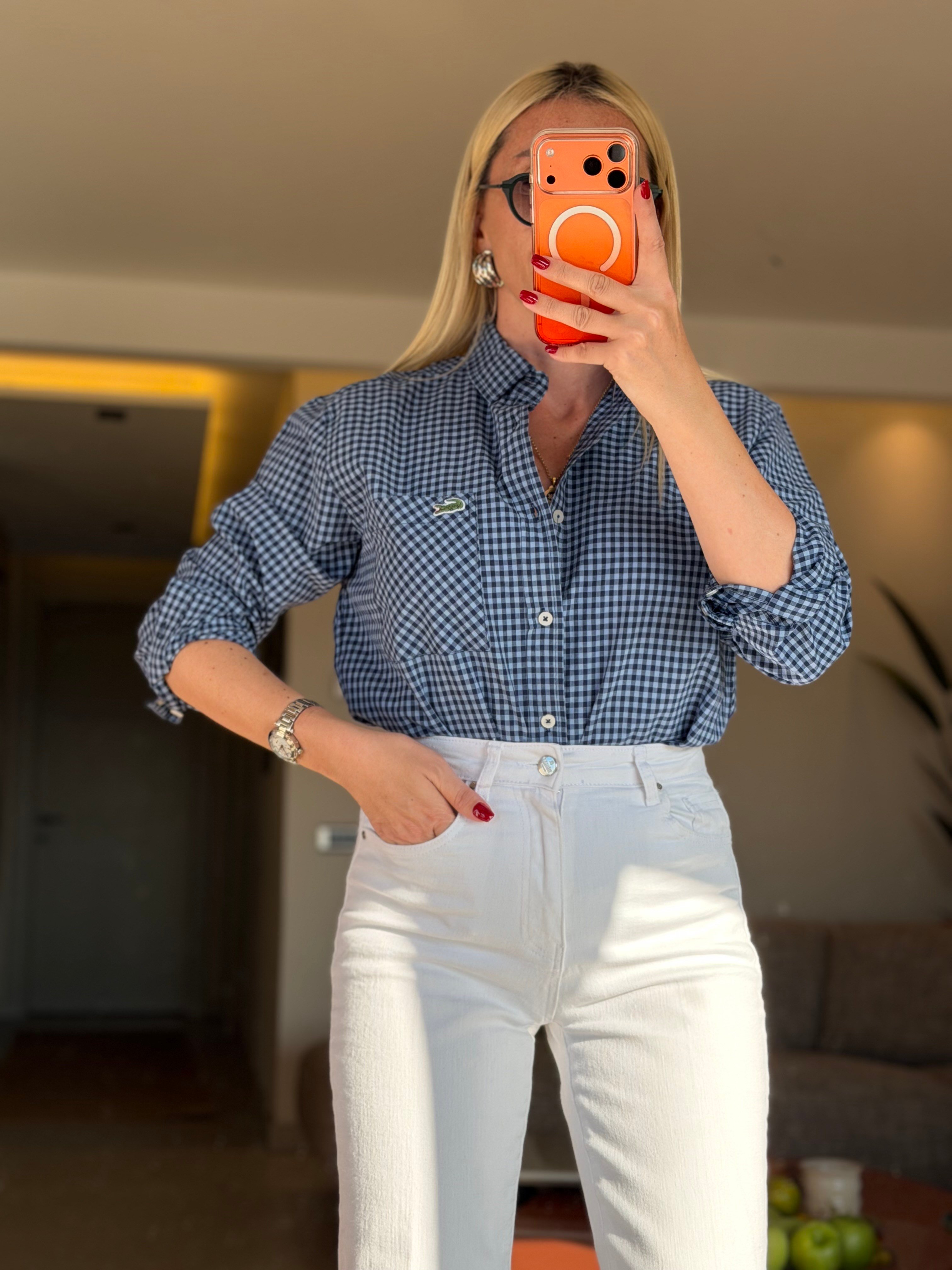BEAUTY İNDİGO MAVİ GÖMLEK