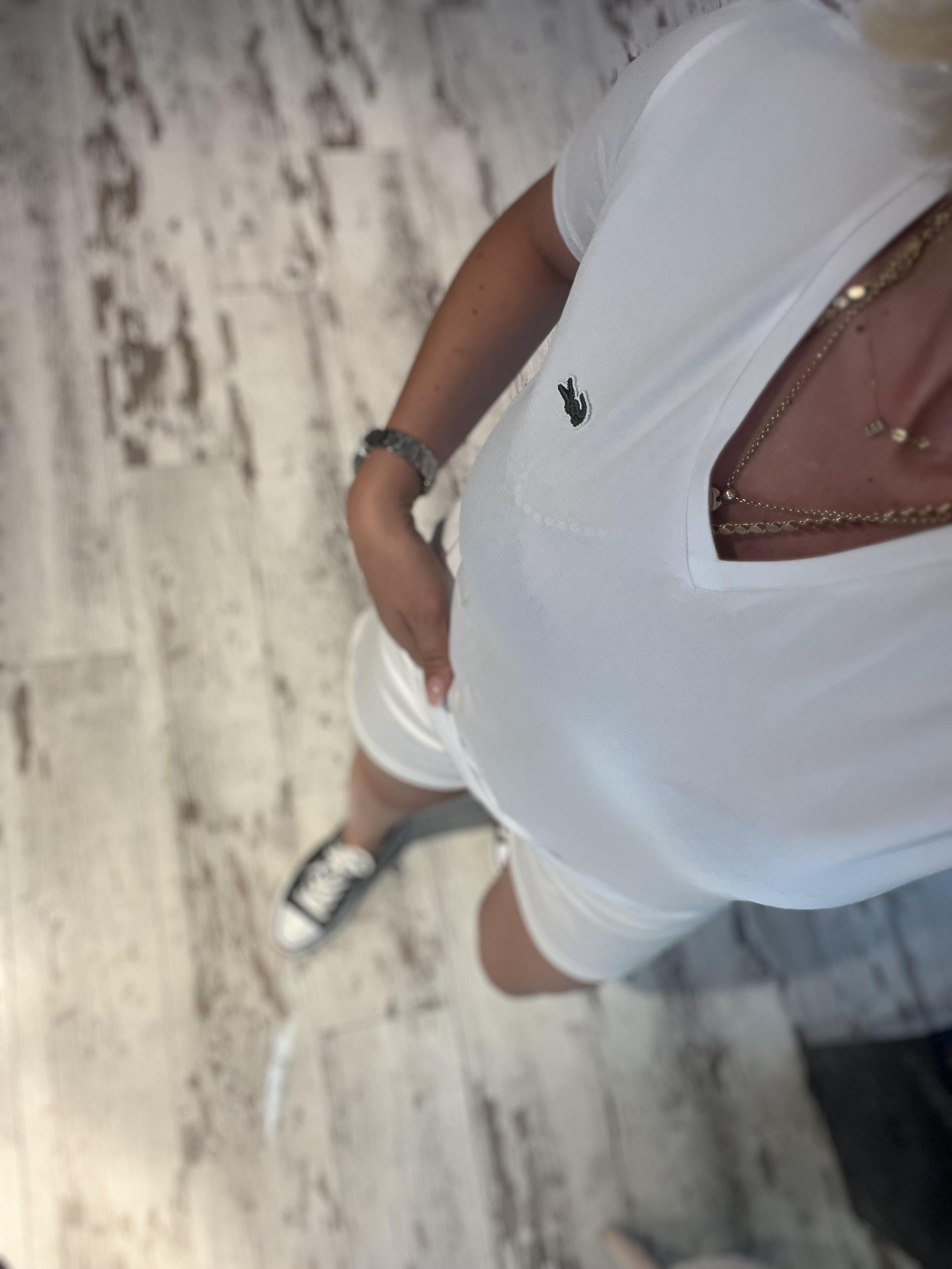 BEYAZ V YAKA TSHRT 