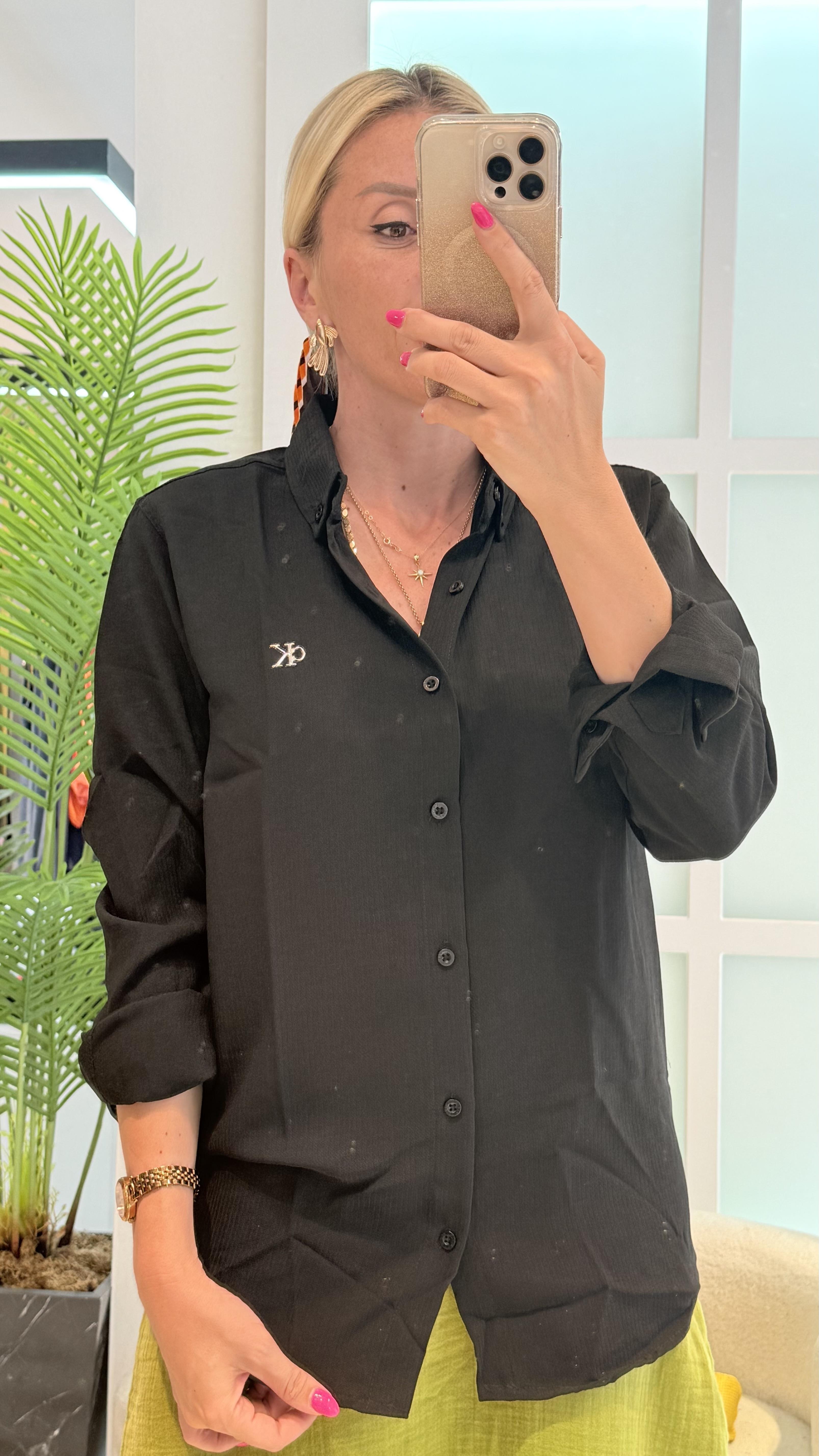 BILY SİYAH CK MARKA GÖMLEK 