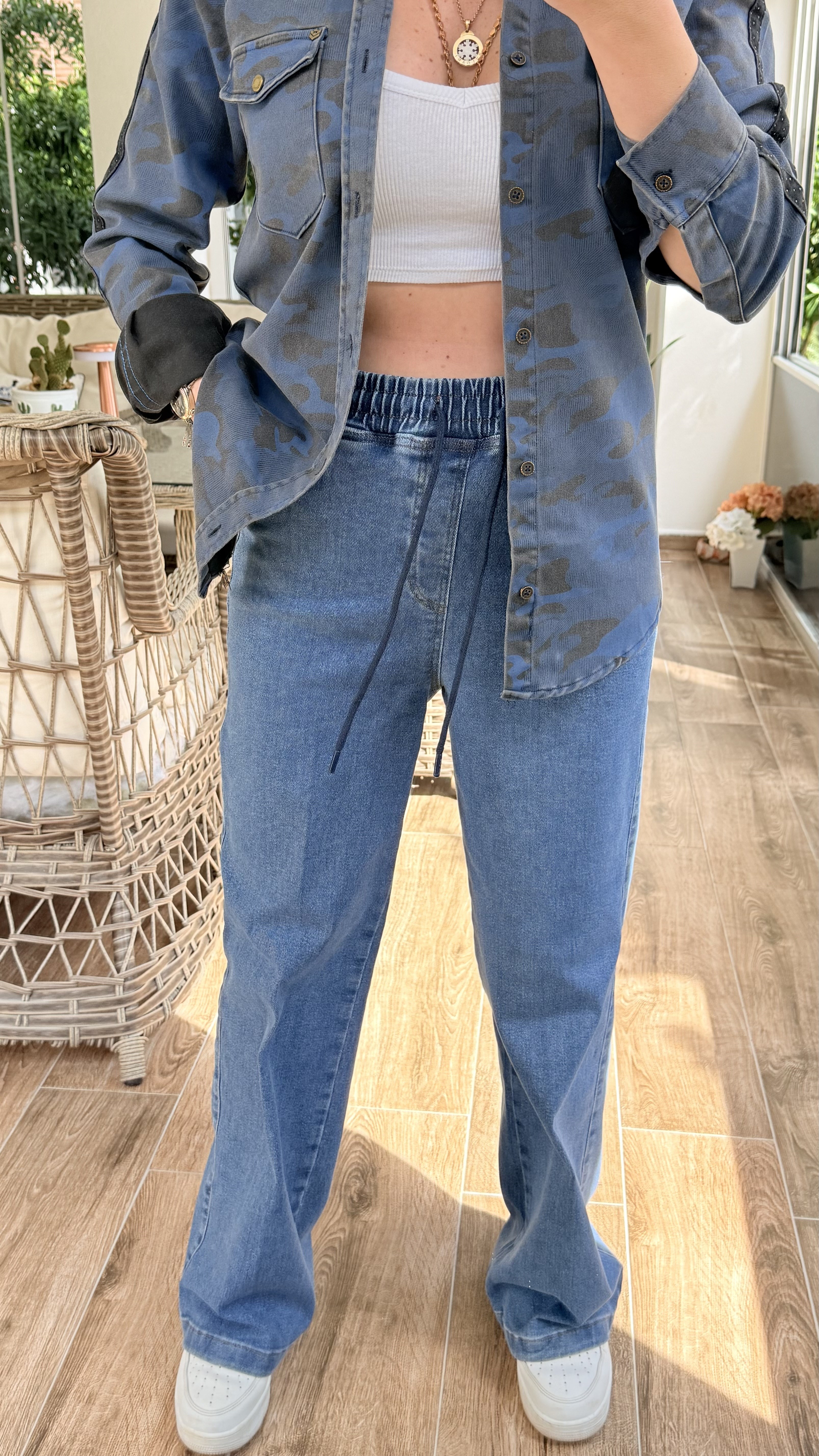 BLES KAMUFLAJ GÖMLEK 