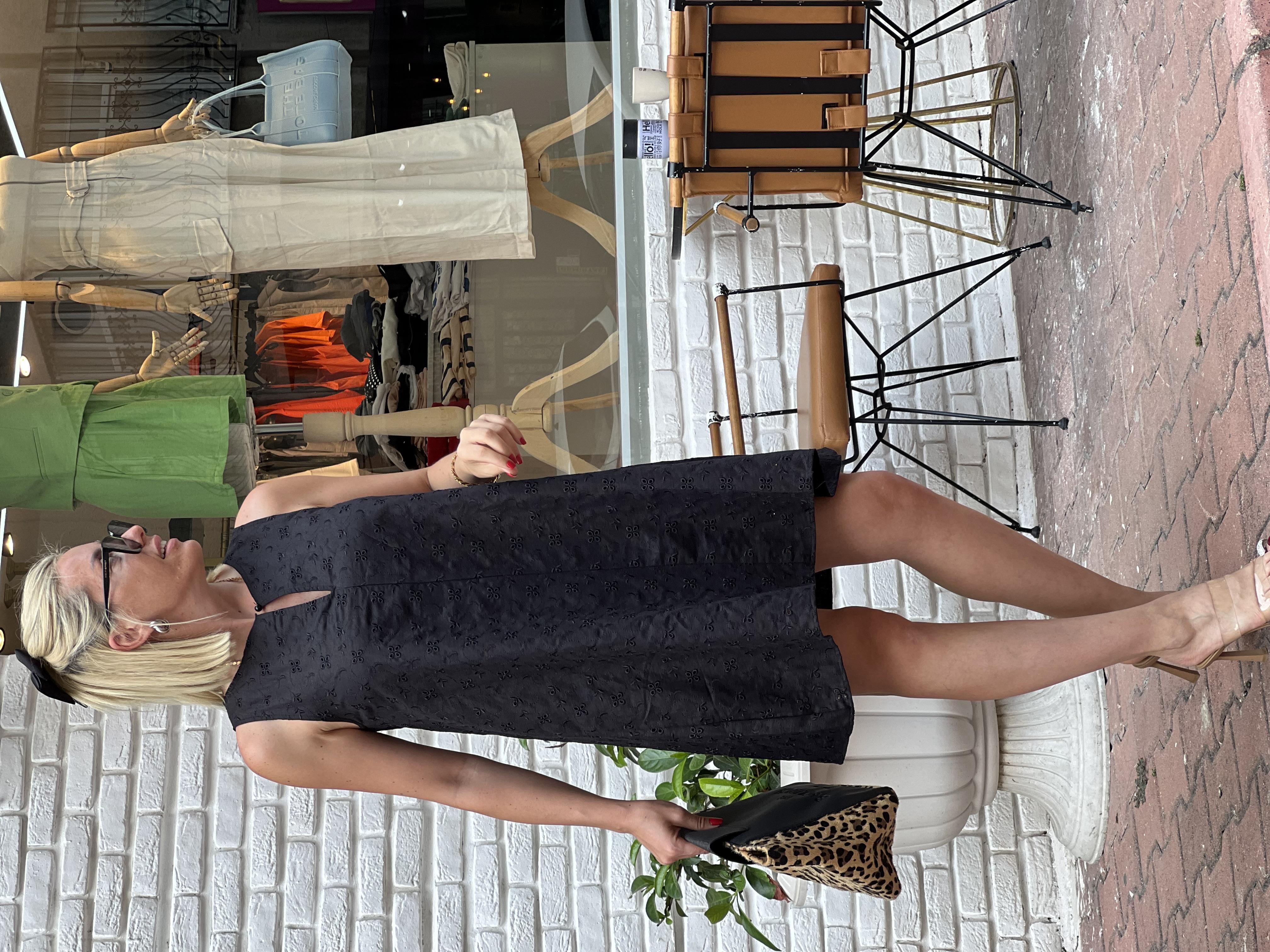 BRIANNA SİYAH ELBİSE 