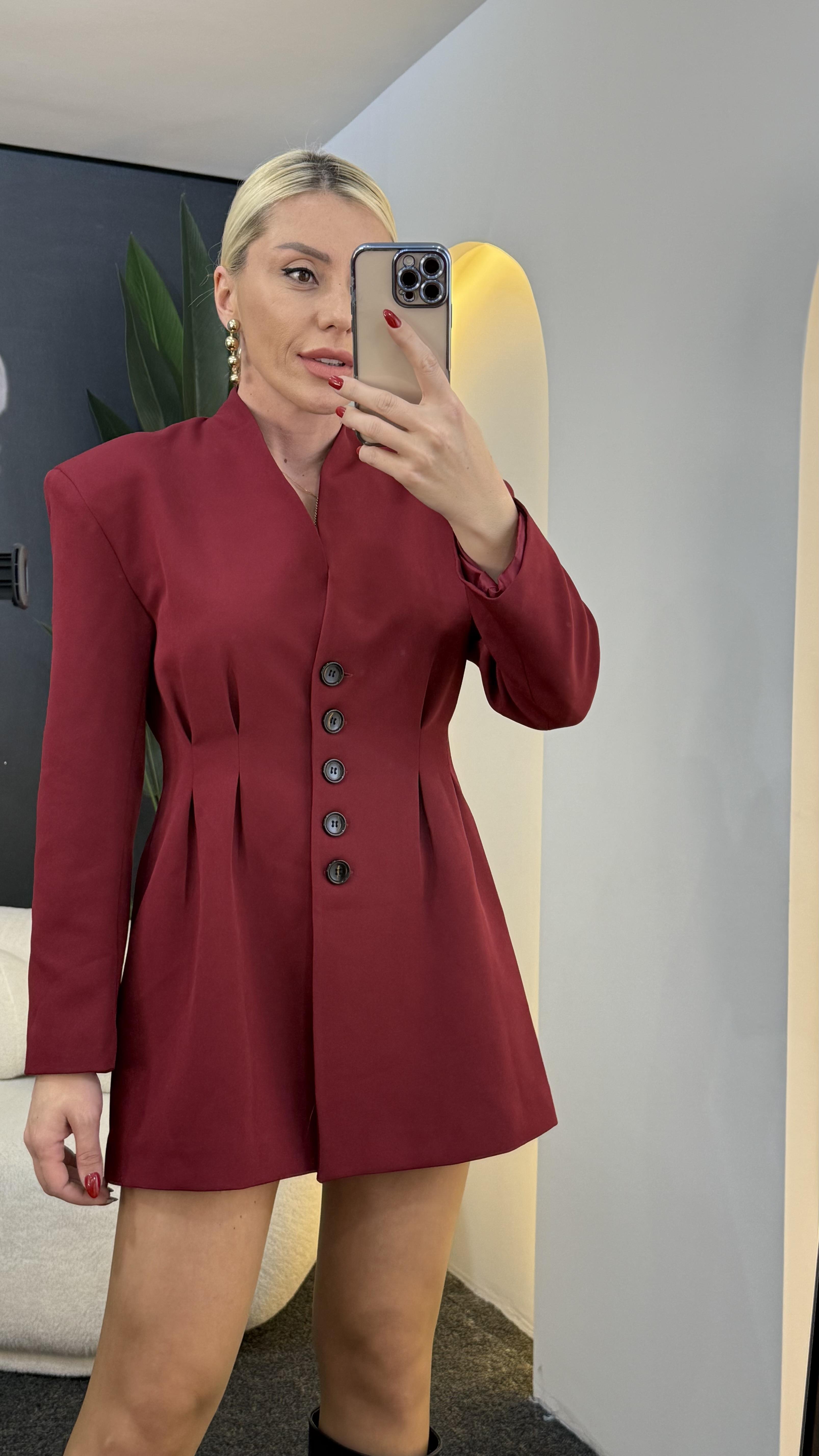 BRİCE BORDO BLAZER CEKET