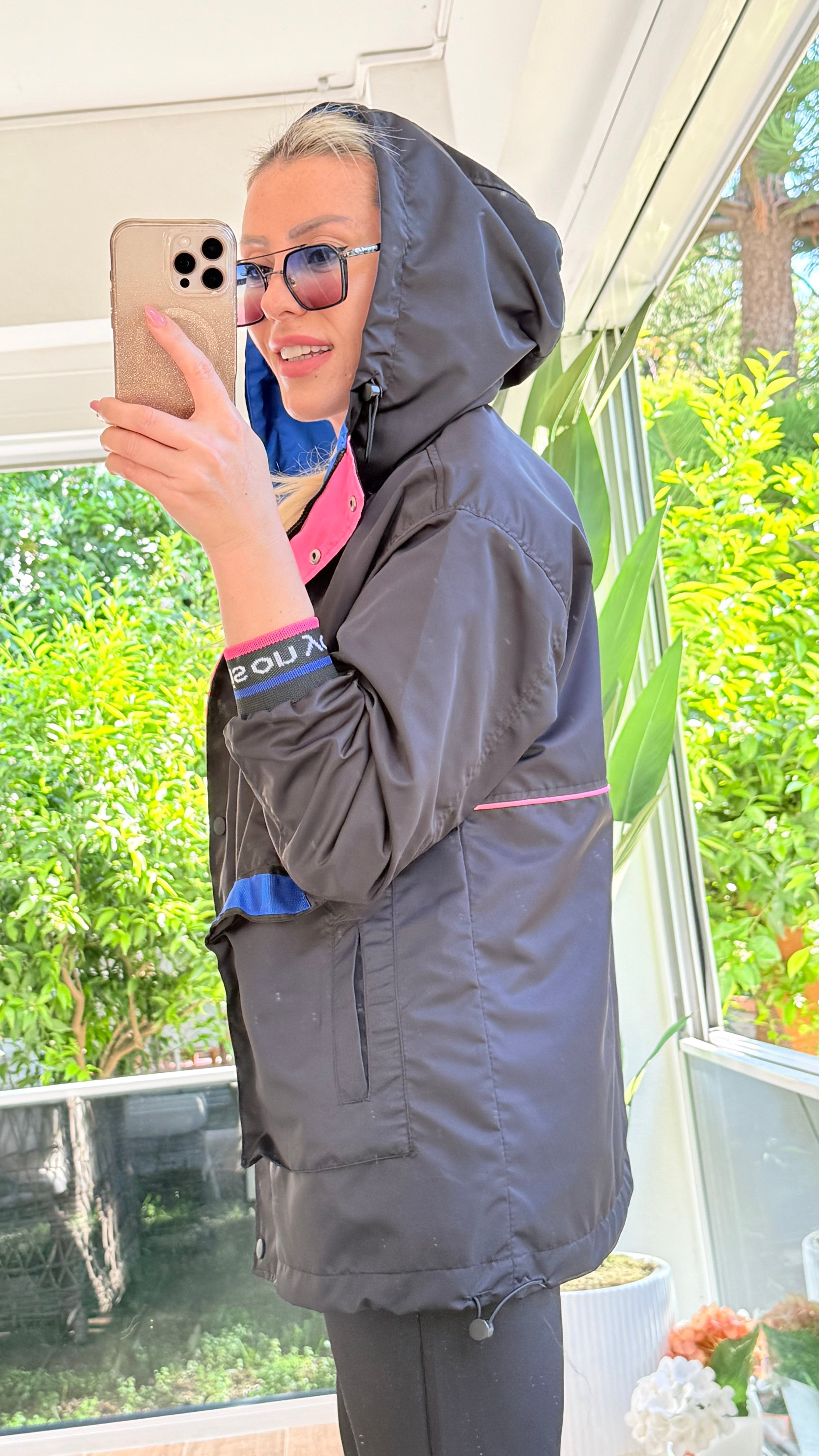 BSEL SİYAH TASARIM YAĞMURLUK