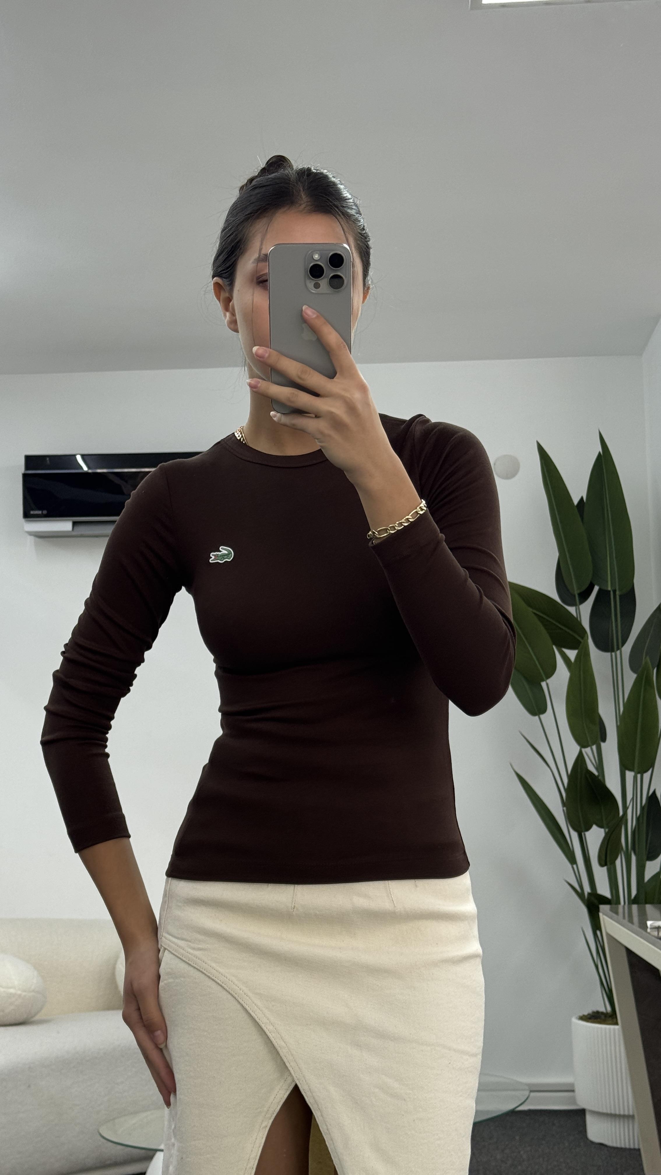 CELNİ ACI KAHVE UZUN KOLLU BODY
