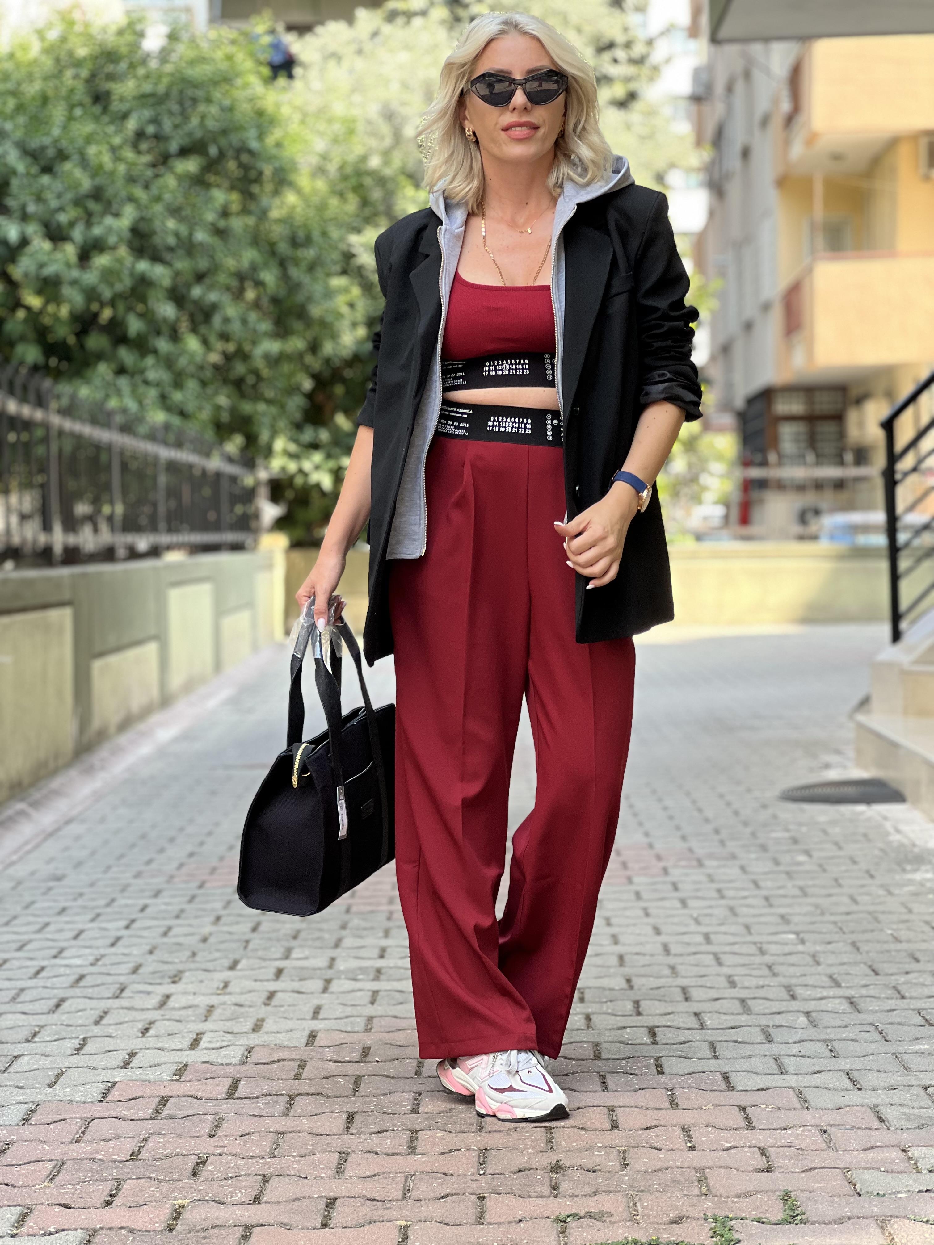 CLEAR KAPÜŞONLU SİYAH BLAZER CEKET