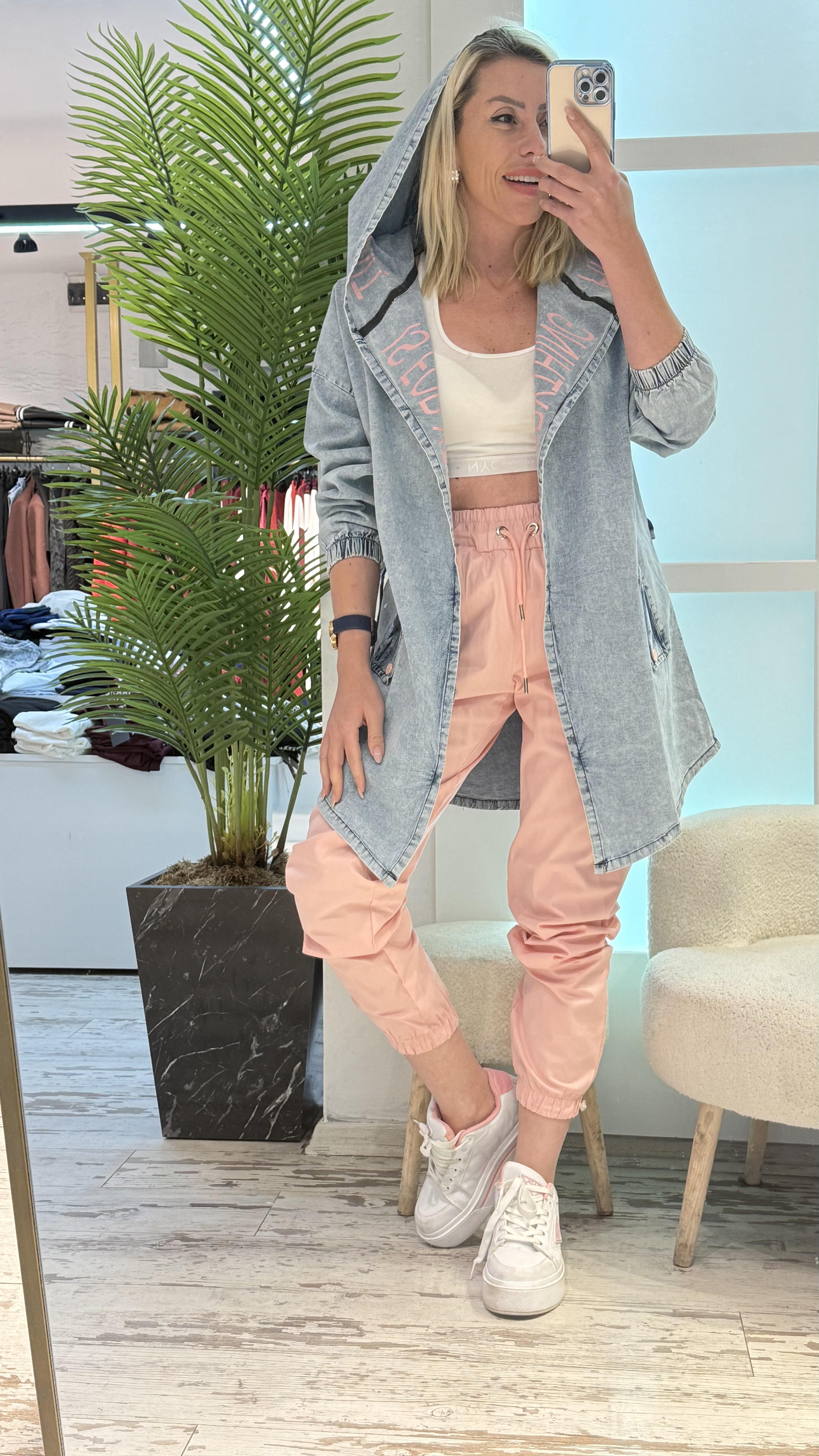 CROCOD KAPÜŞONLU PEMBE TAKIM