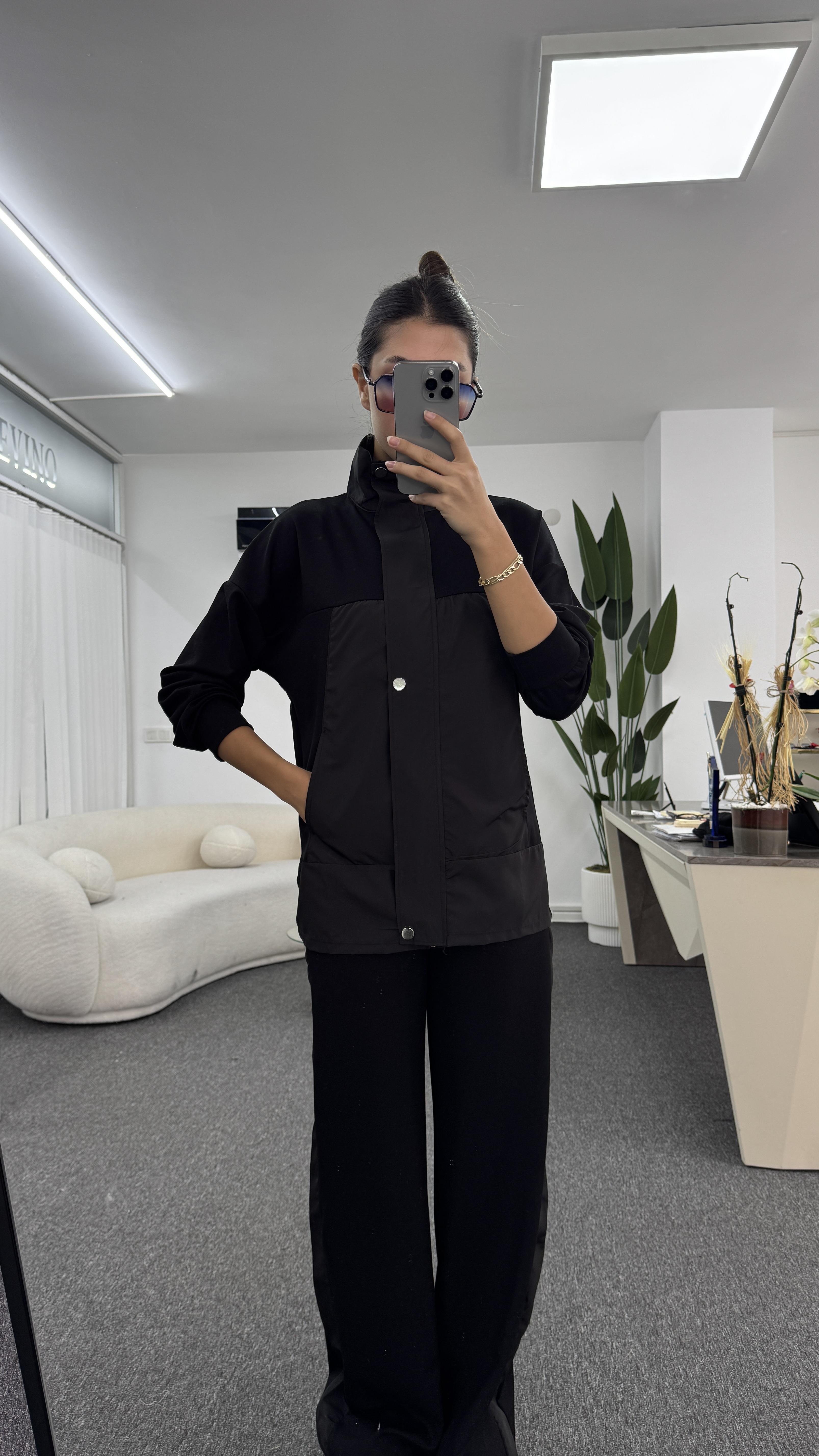 DANİEL SİYAH PARAŞÜT EŞOFMAN TAKIMI