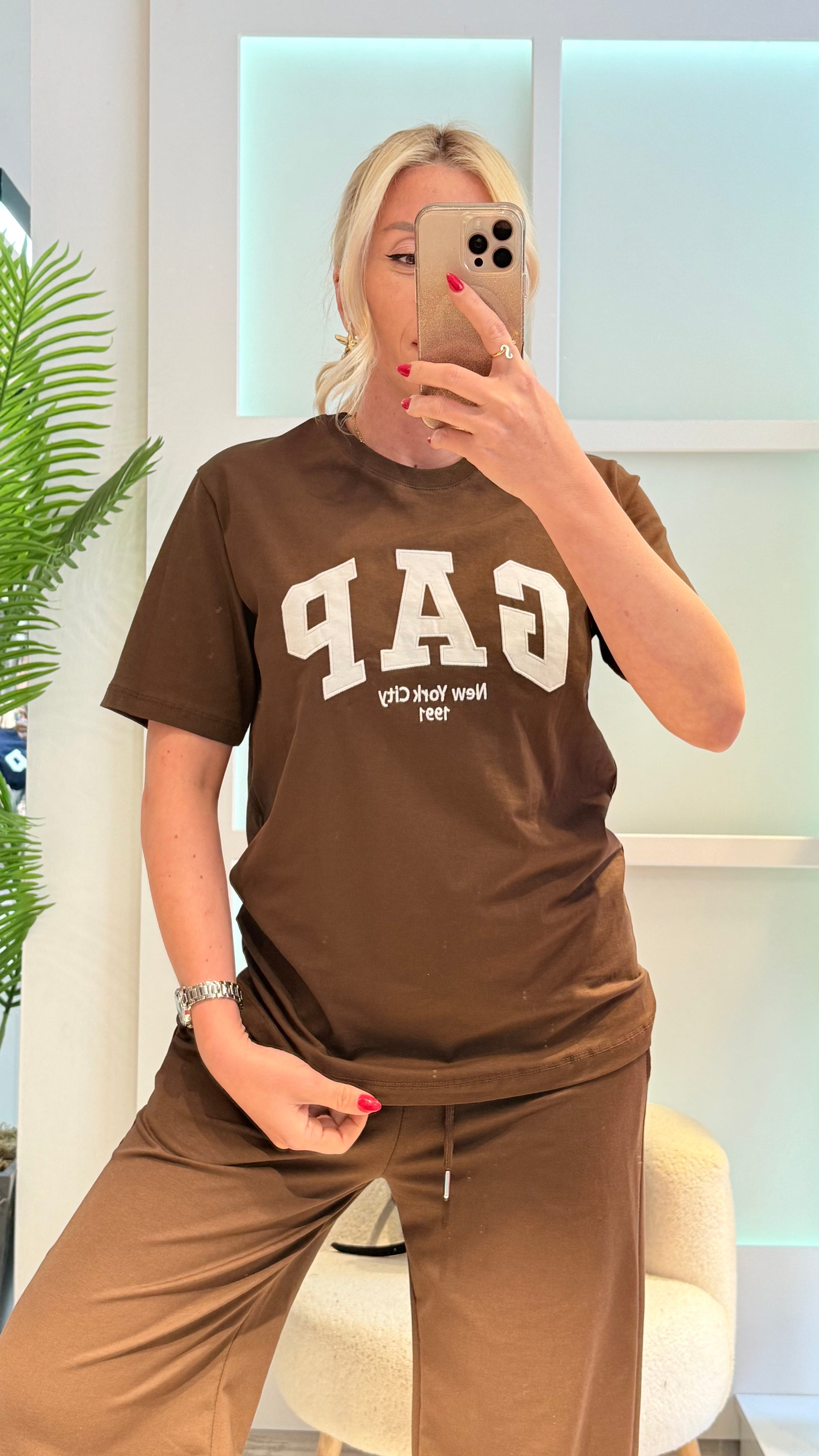 DESİRE KAHVERENGİ TSHRT 