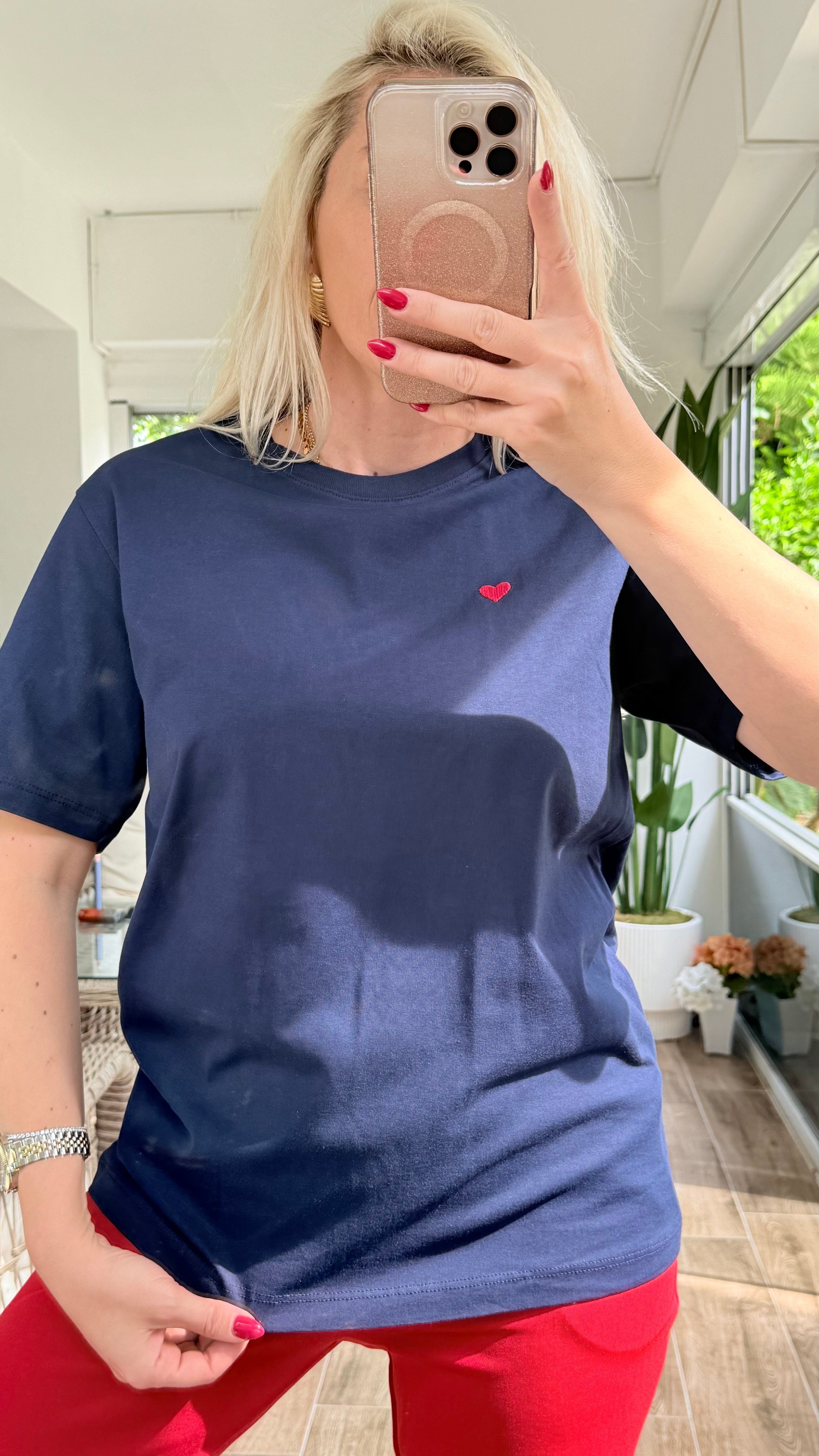 ELİNS LACİVERT TSHRT 