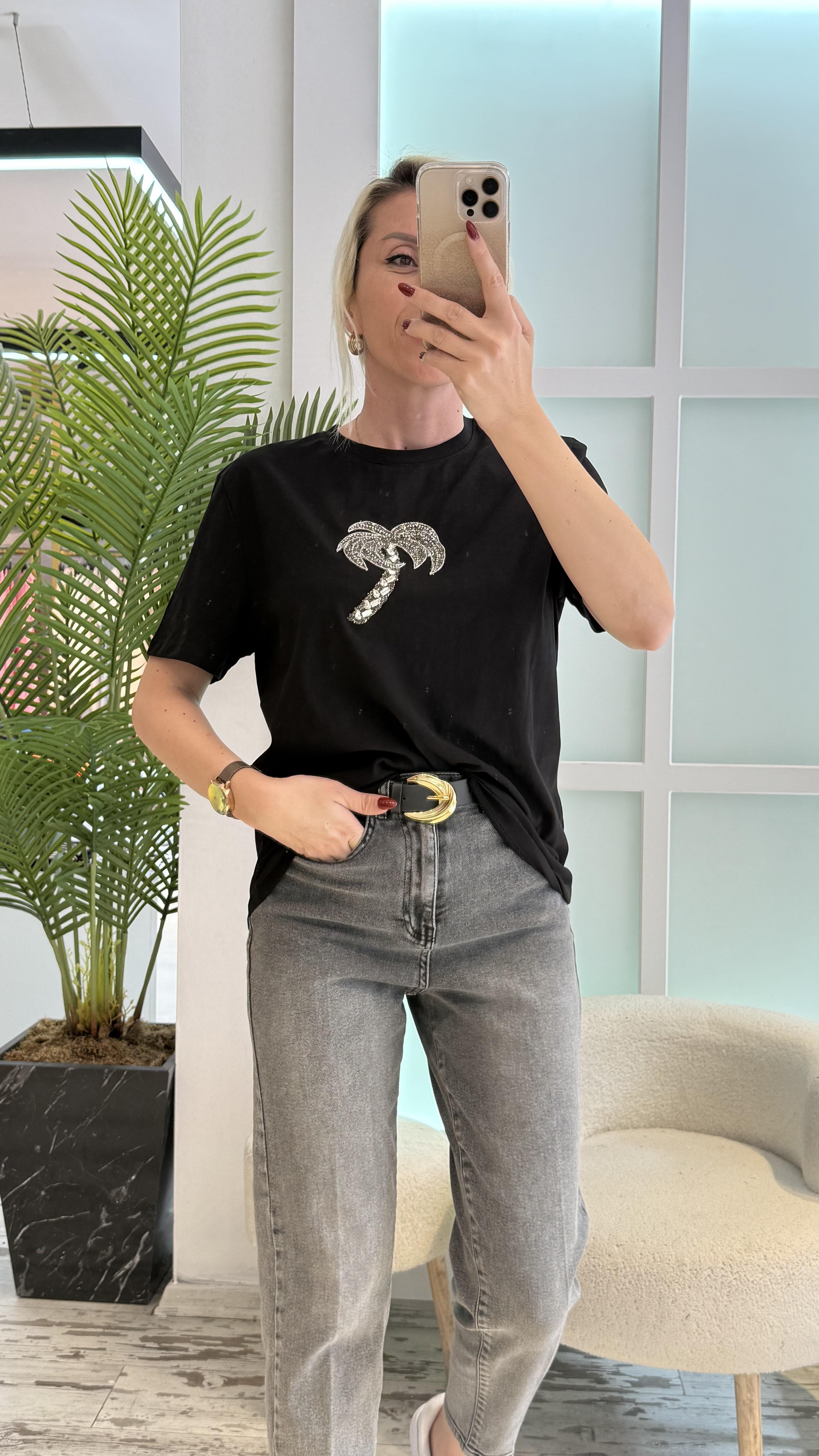 ELVİS SİYAH TASARIM TSHIRT