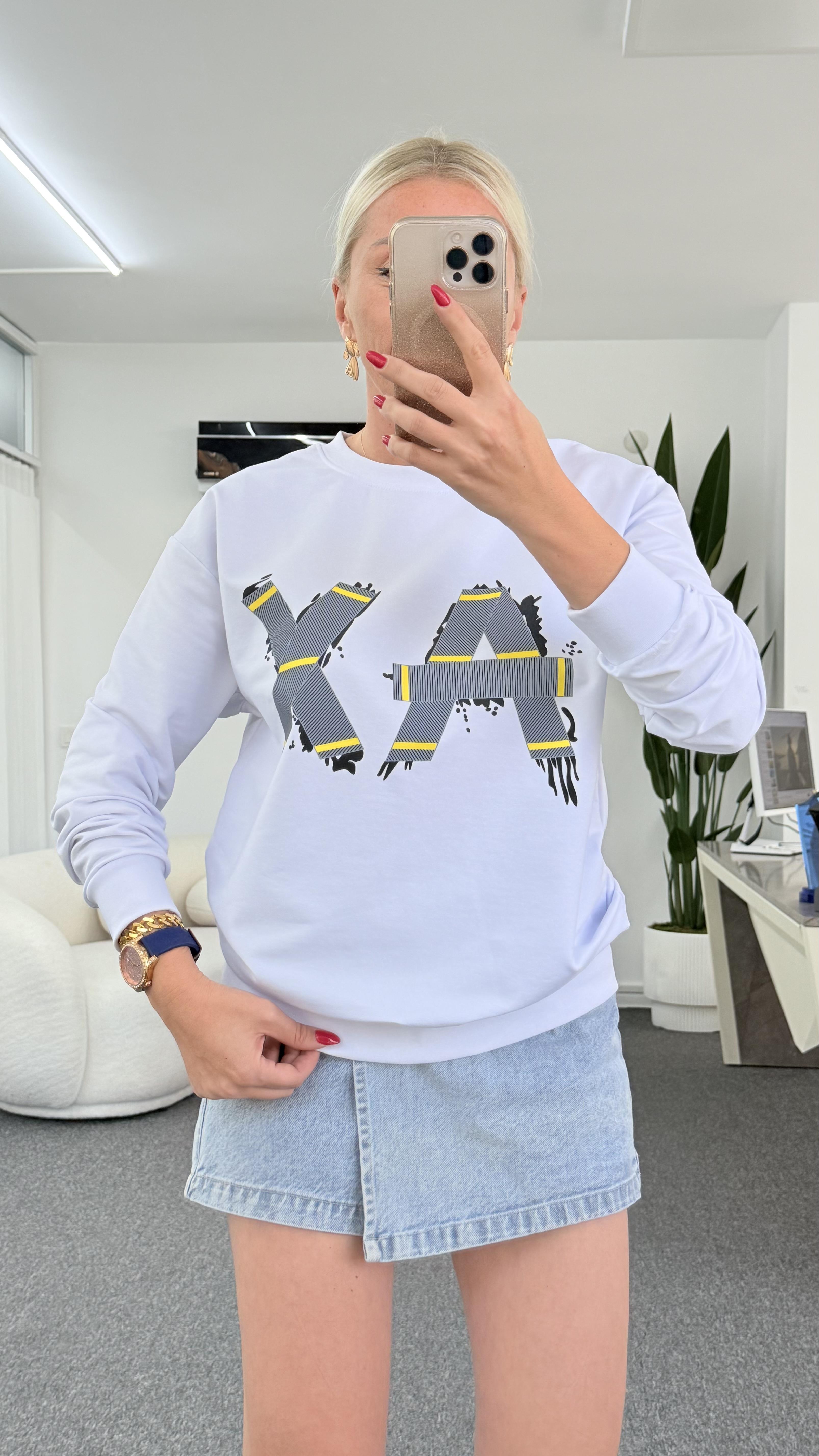 ERNS BEYAZ SWEATSHIRT 
