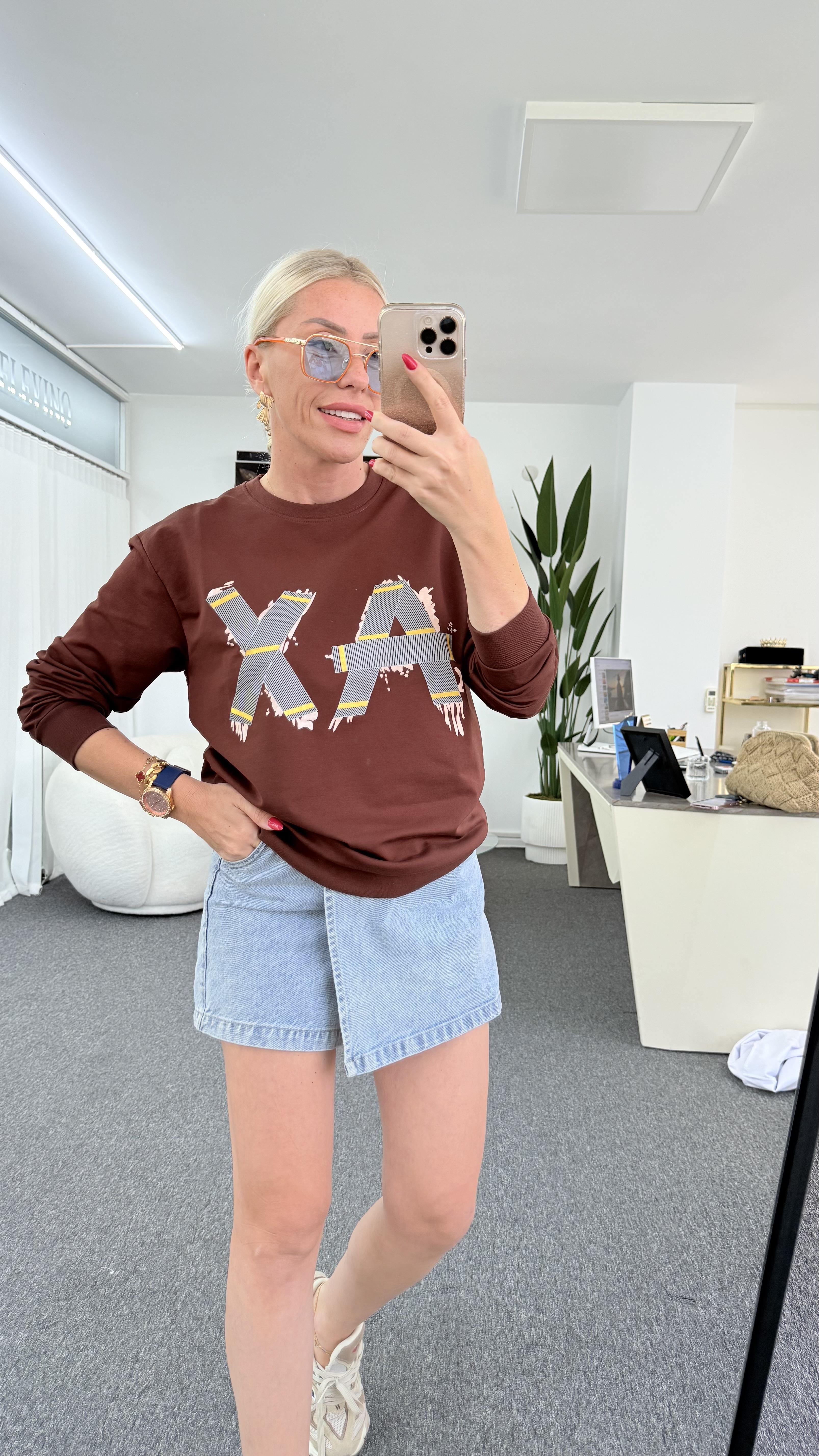ERNS KAHVERENGİ SWEATSHIRT 