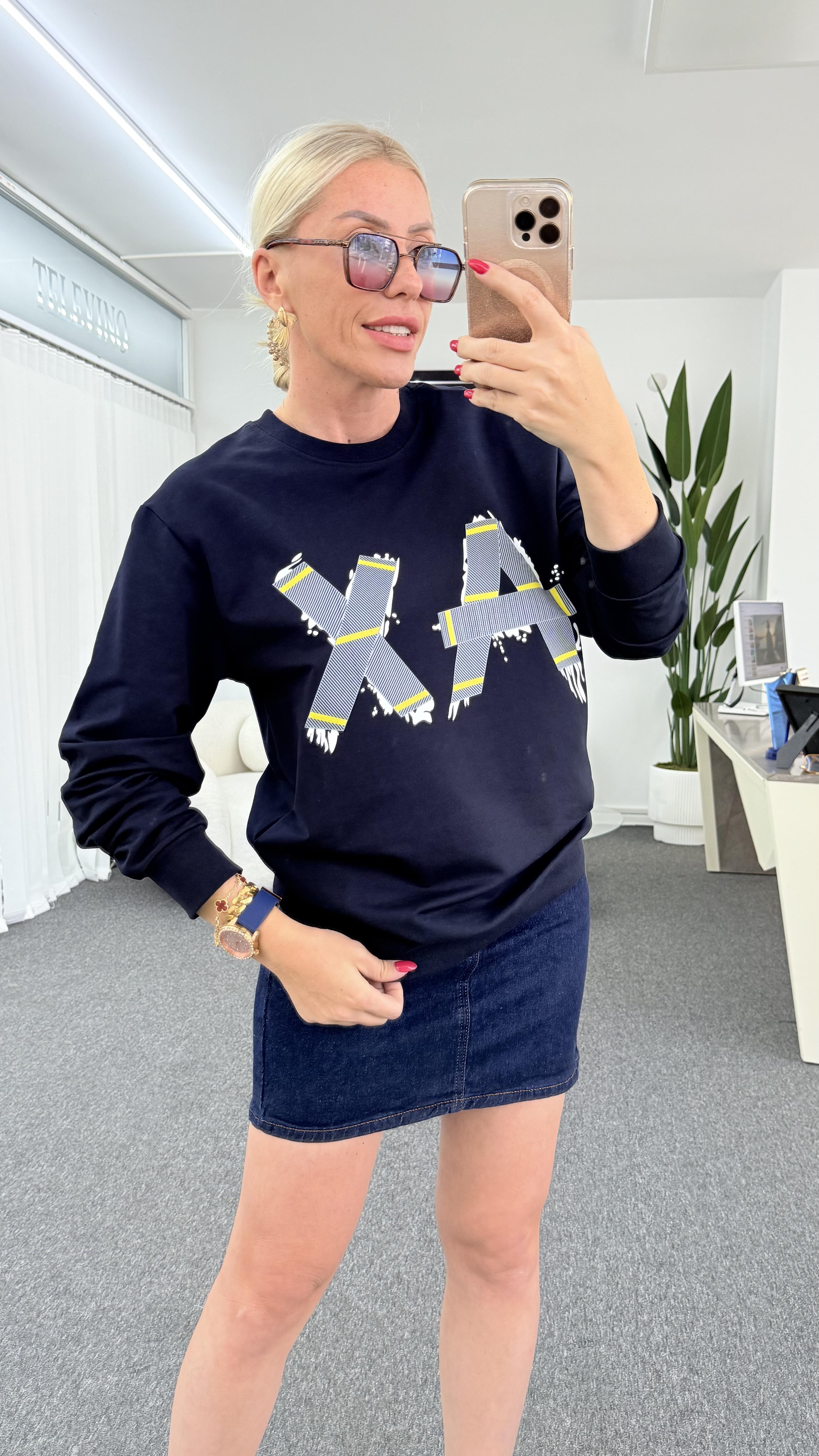 ERNS LACİVERT SWEATSHIRT