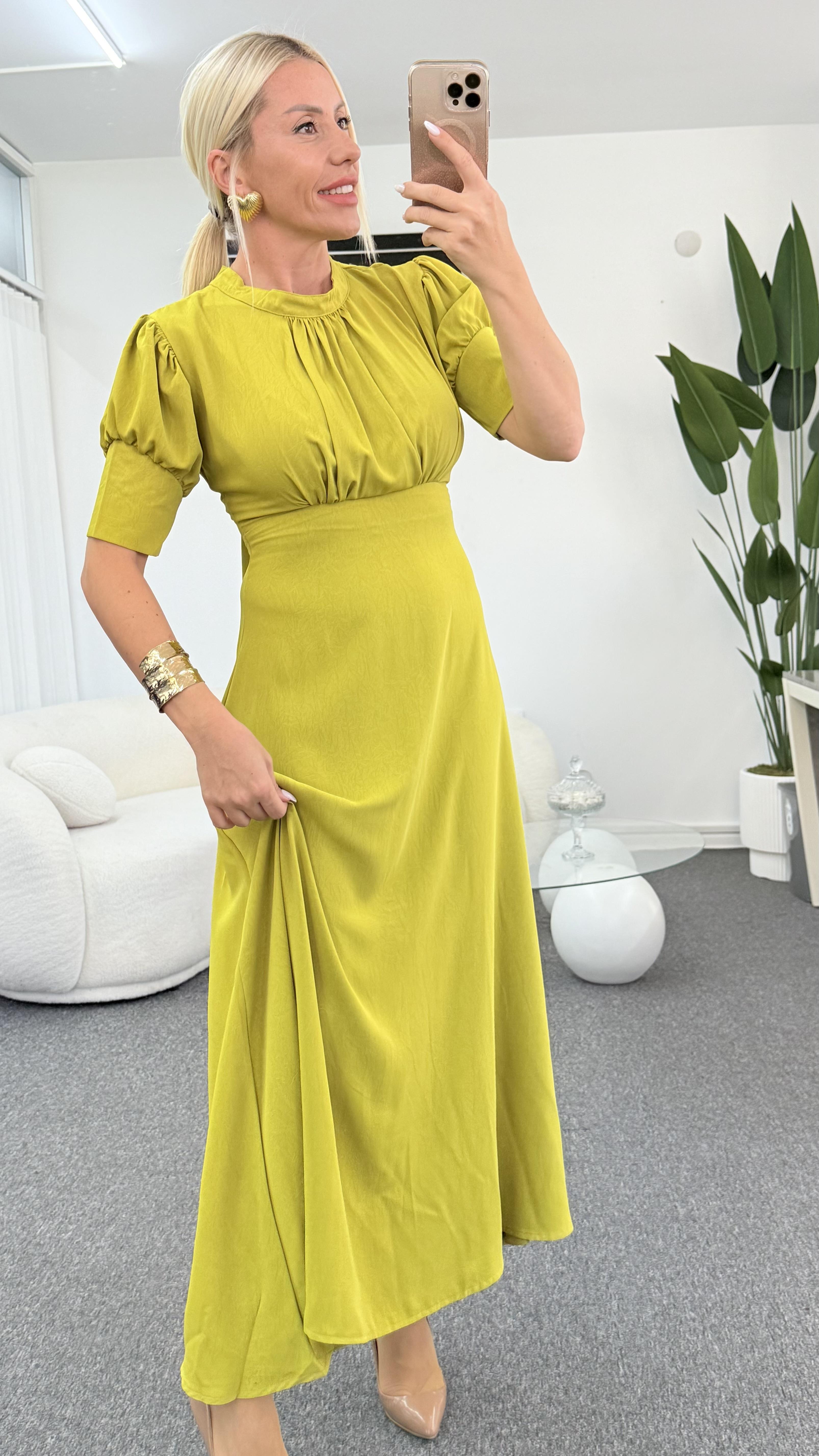 ESTELLE YEŞİL ELBİSE