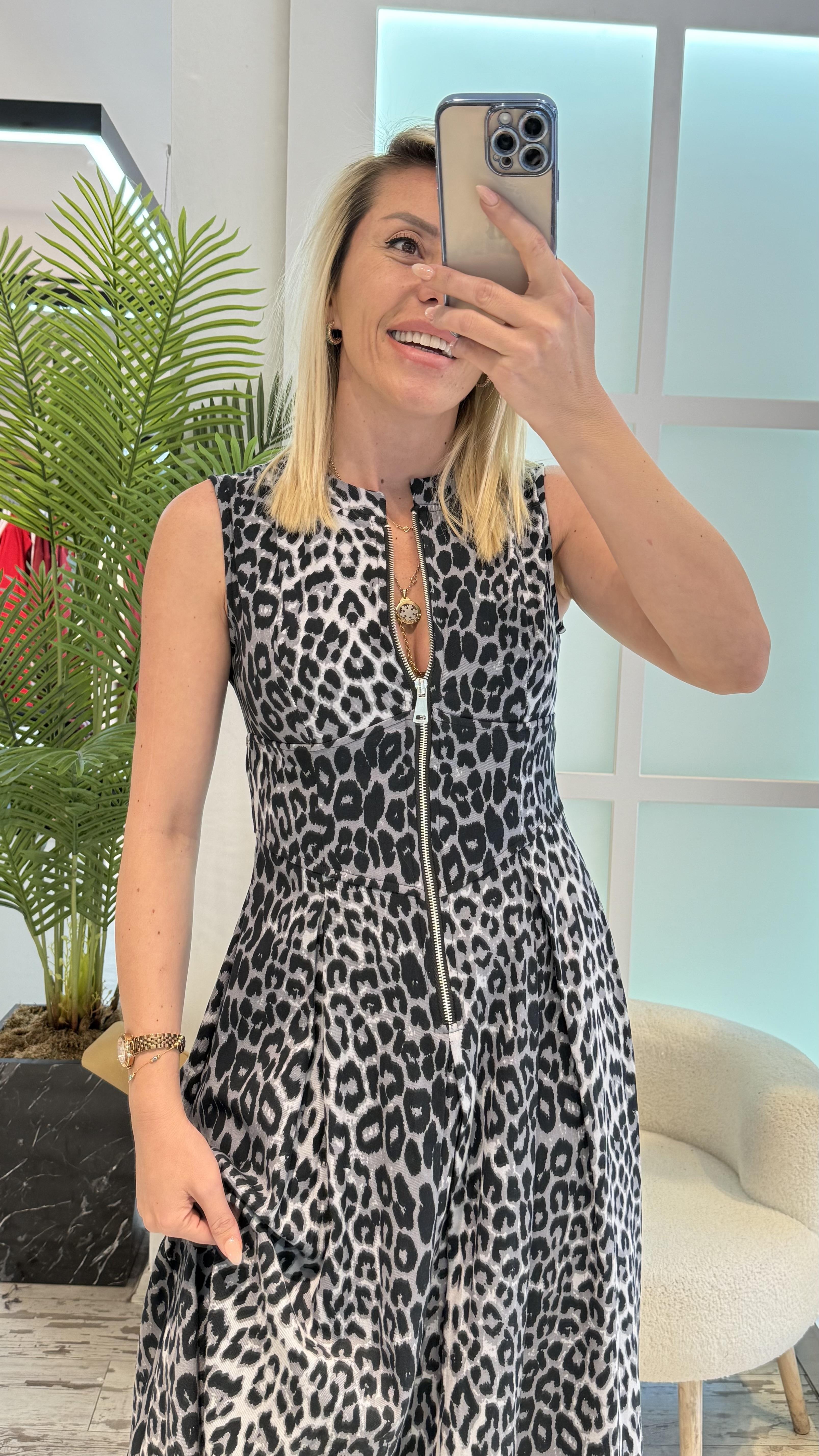 FOMAX LEOPAR ELBİSE