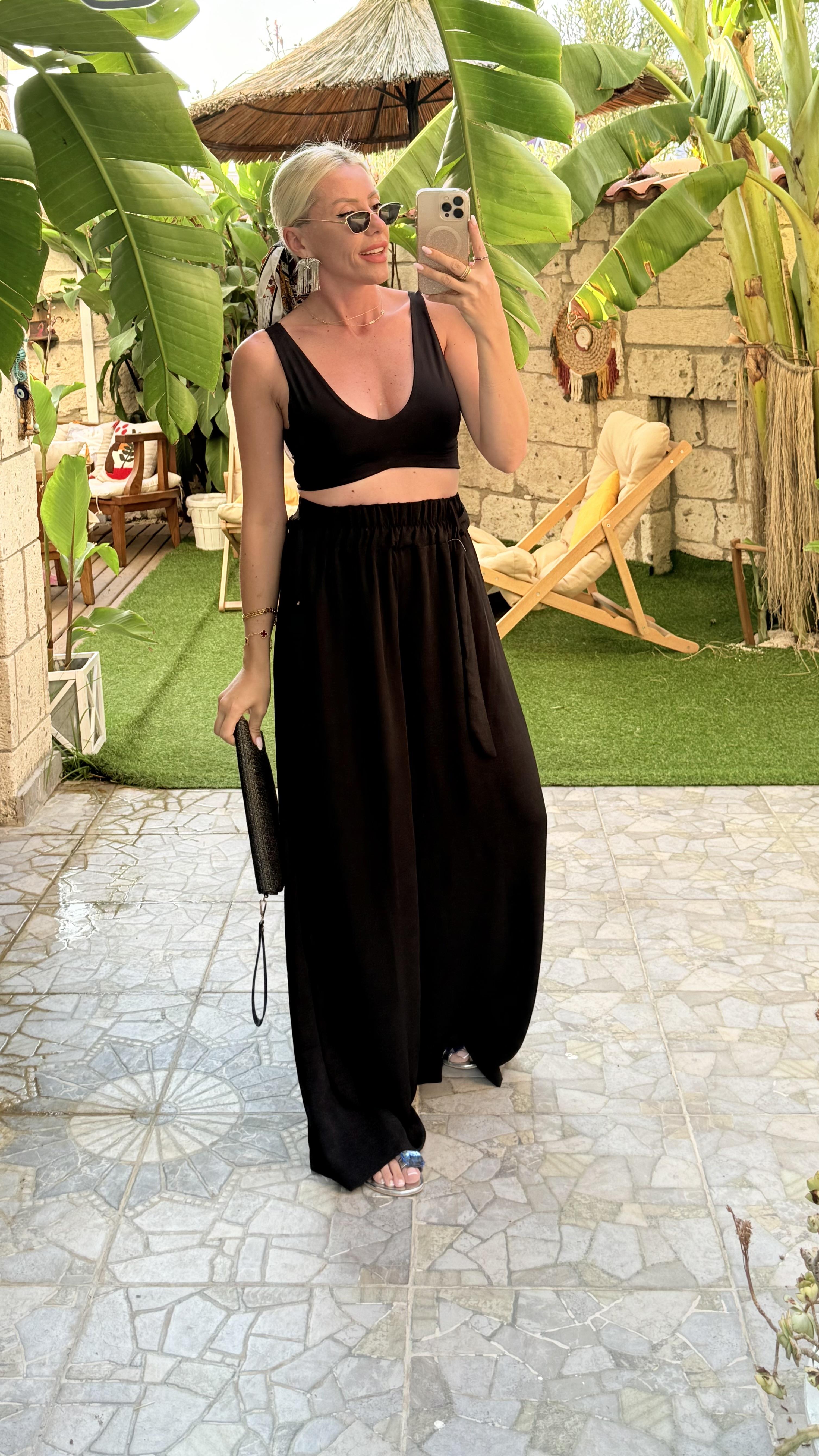 GİNA SİYAH EŞOFMAN 