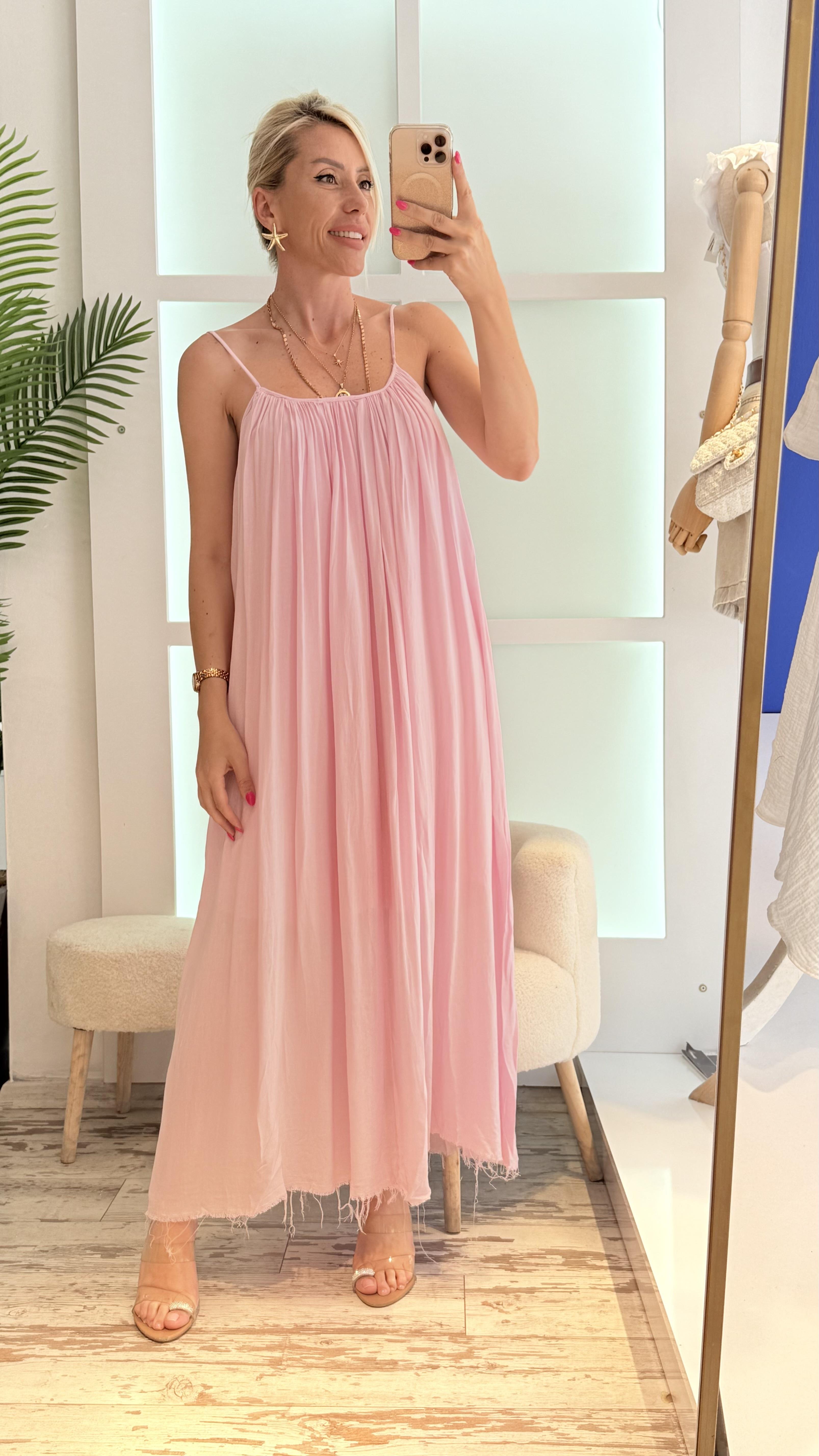 GLOVES PEMBE ELBİSE