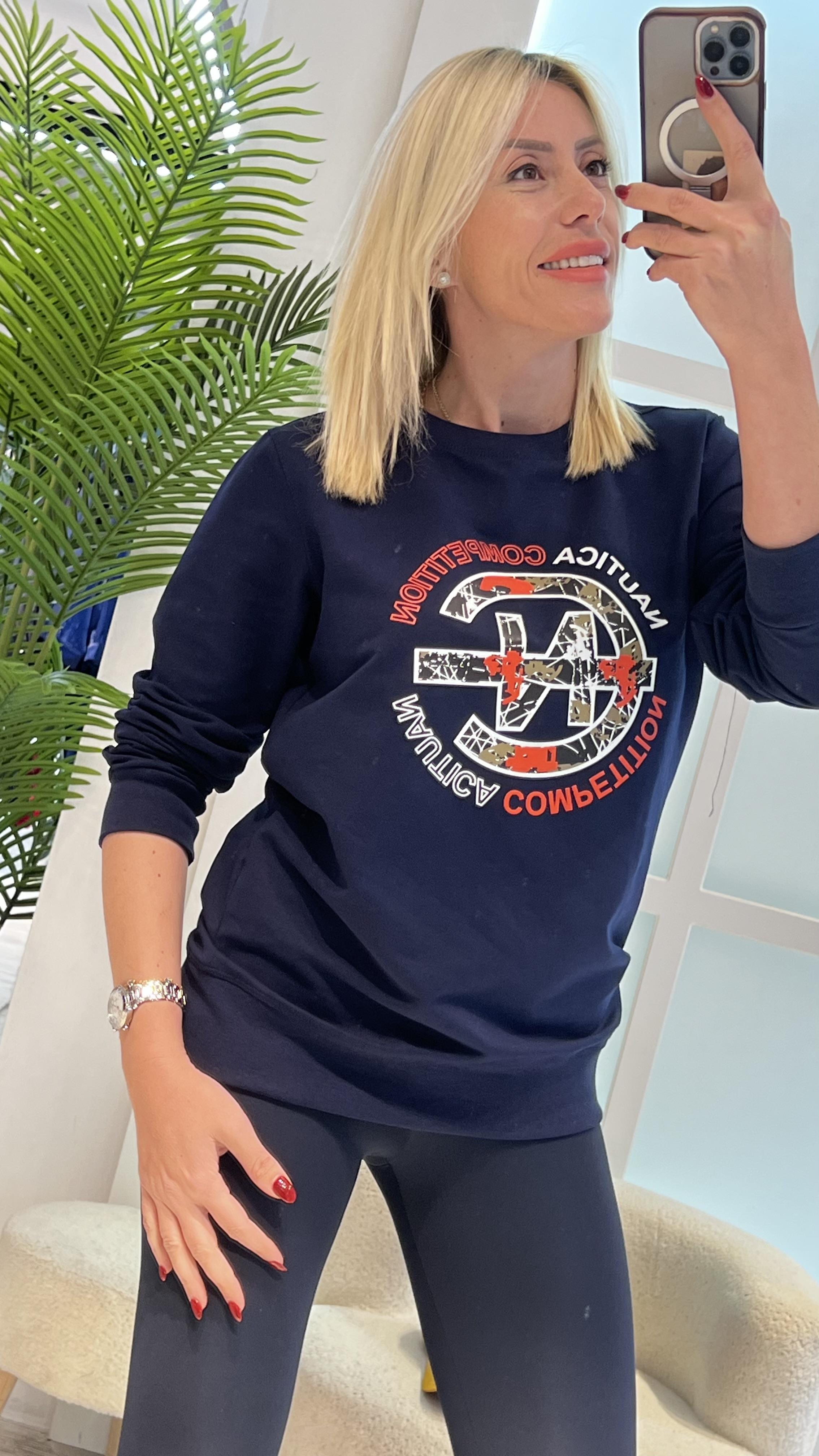 GUMBEL LACİVERT SWEATSHIRT