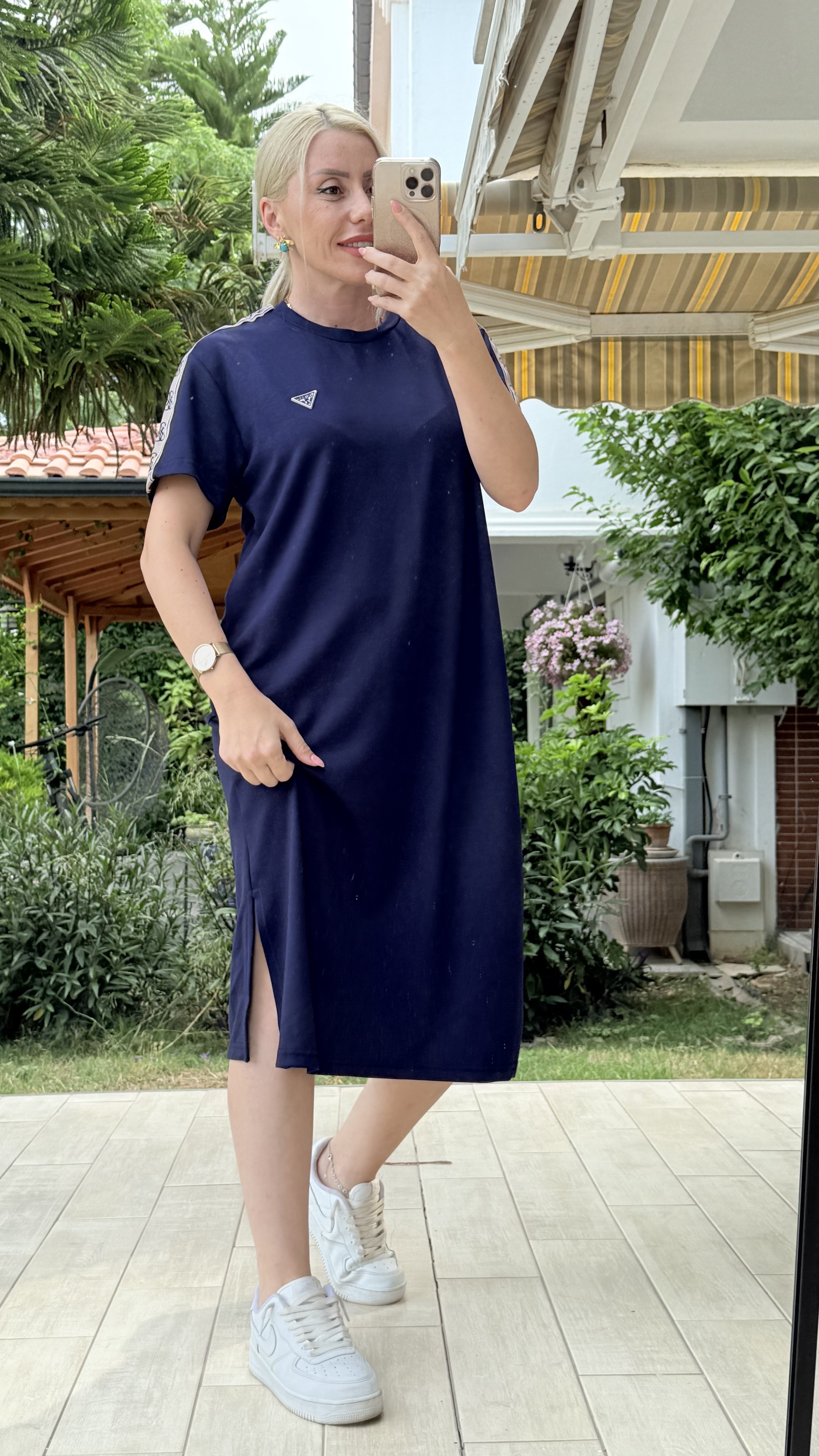 GURY LACİVERT ELBİSE