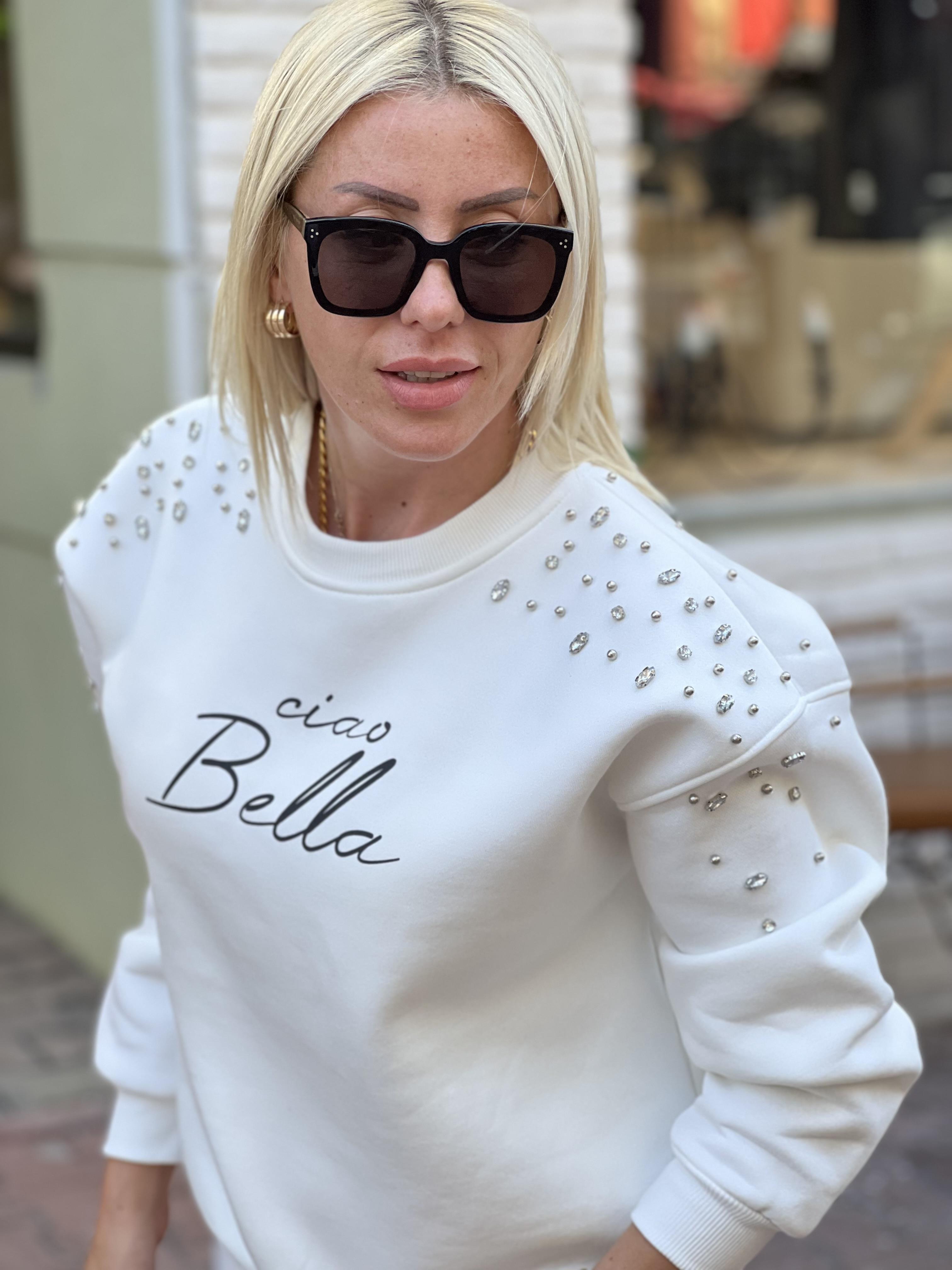 HAVE BEYAZ SWEATSHİRT 