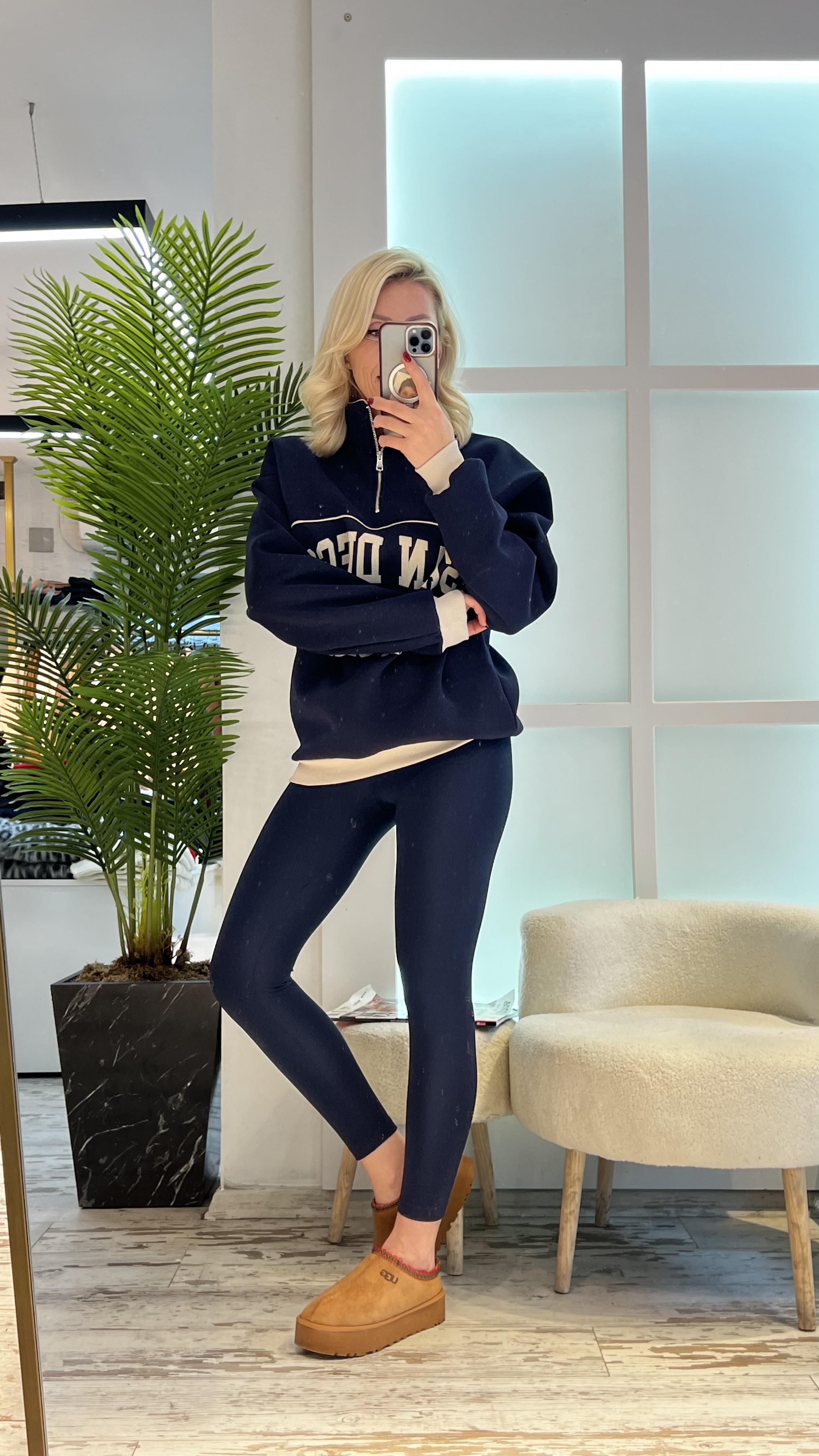 HENS LACİVERT TAYT