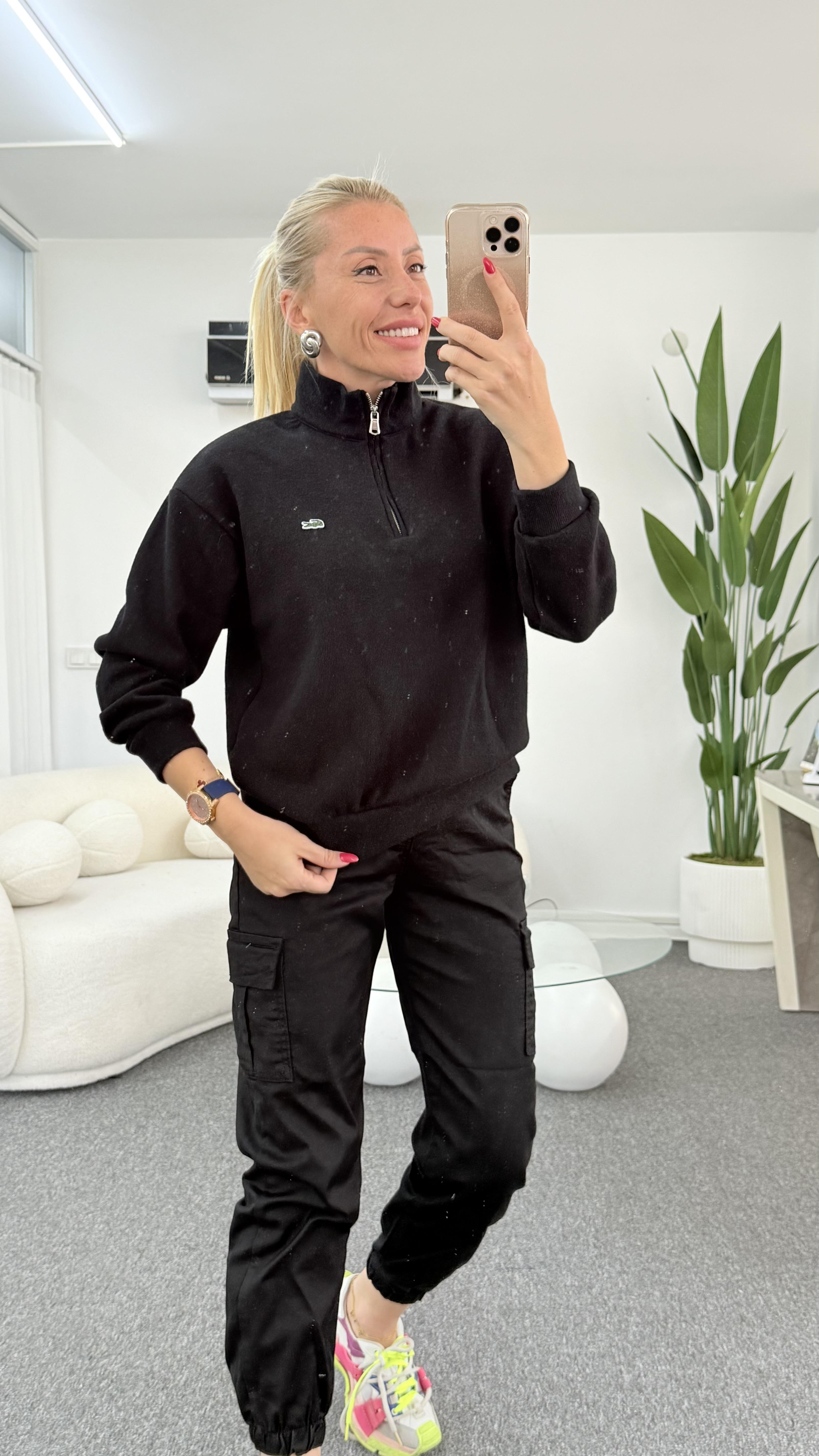 JAYLA SİYAH SWEATSHIRT