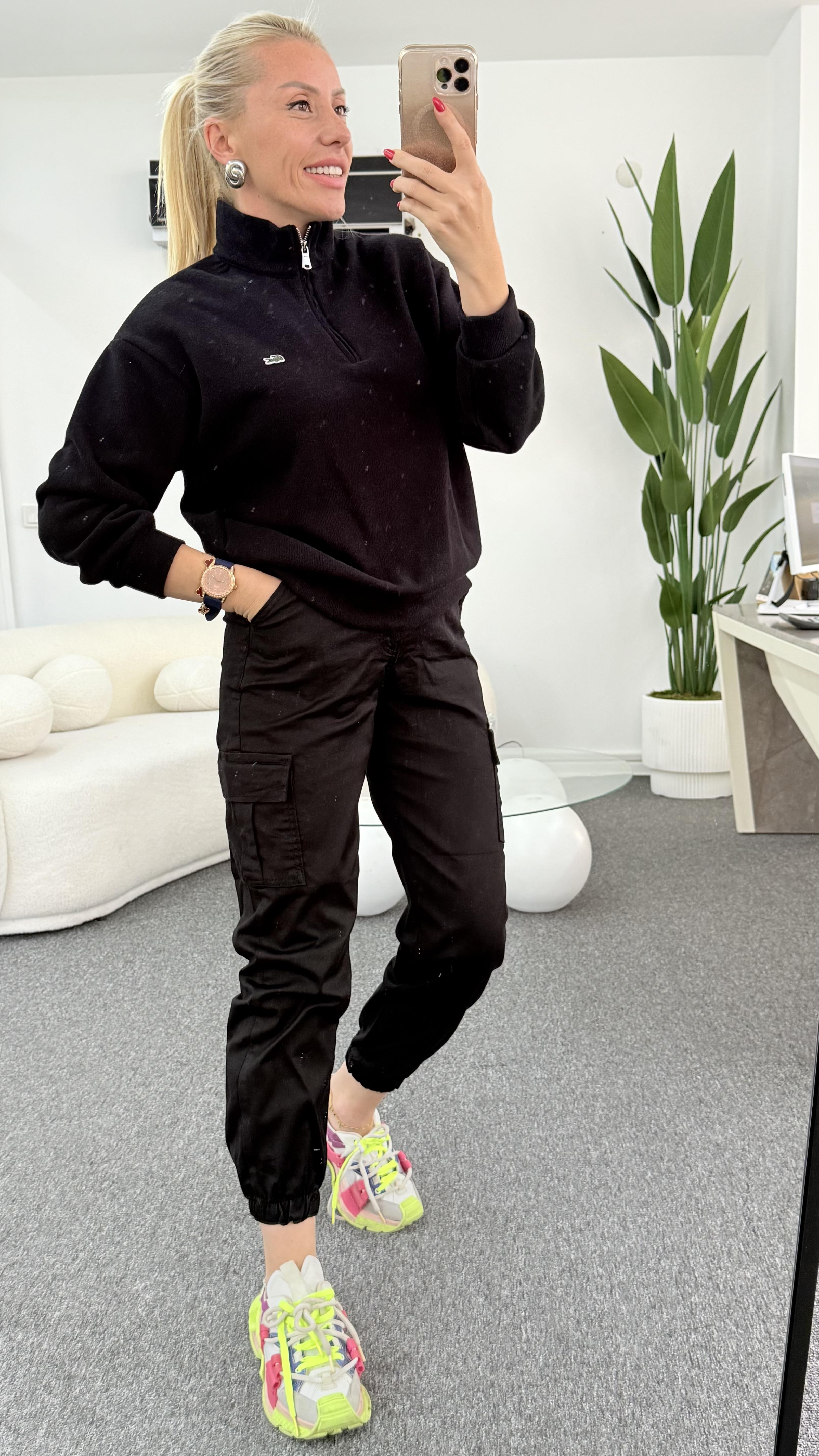 JAYLA SİYAH SWEATSHIRT