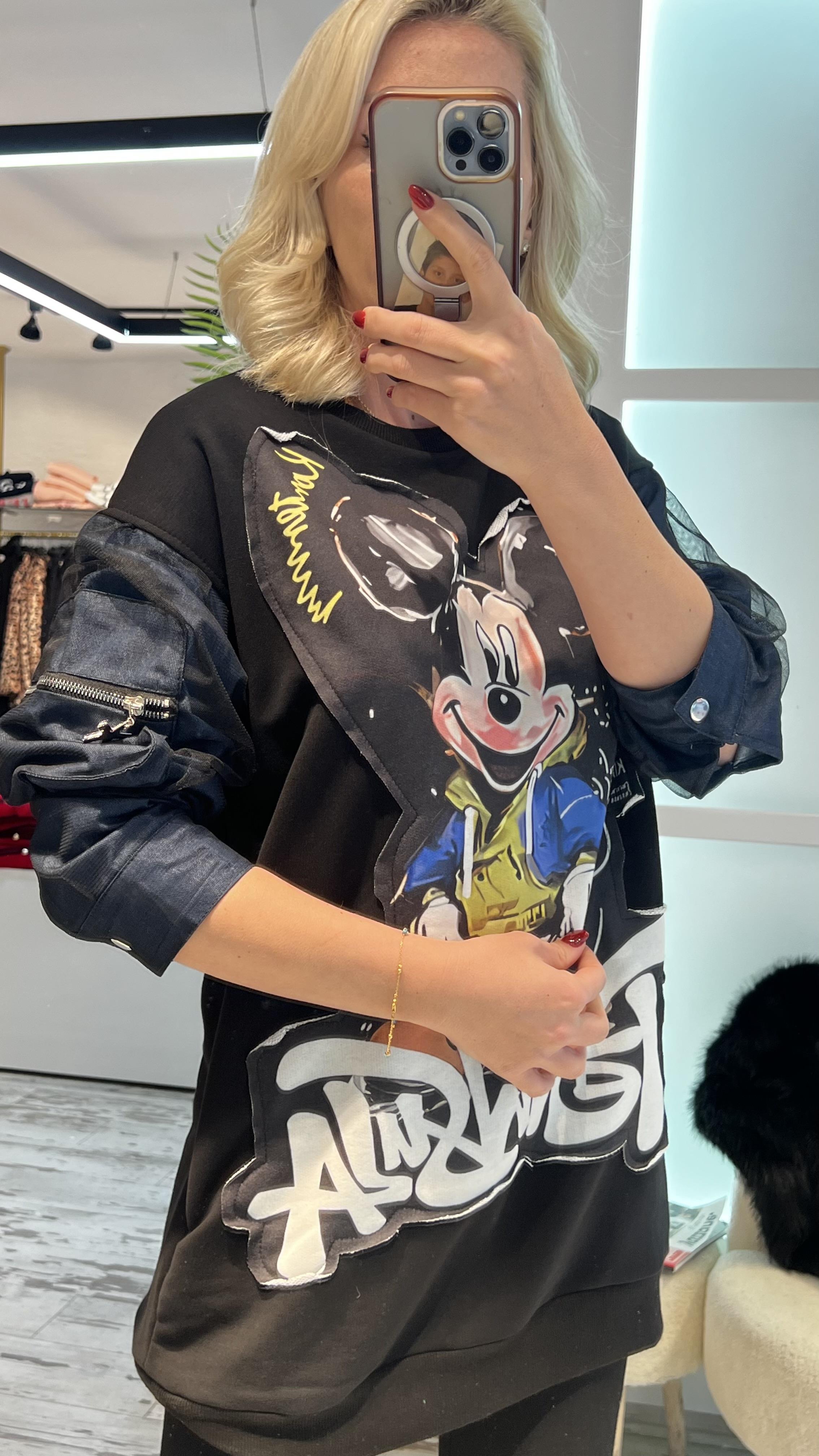 KCH TASARIM SİYAH SWEAT