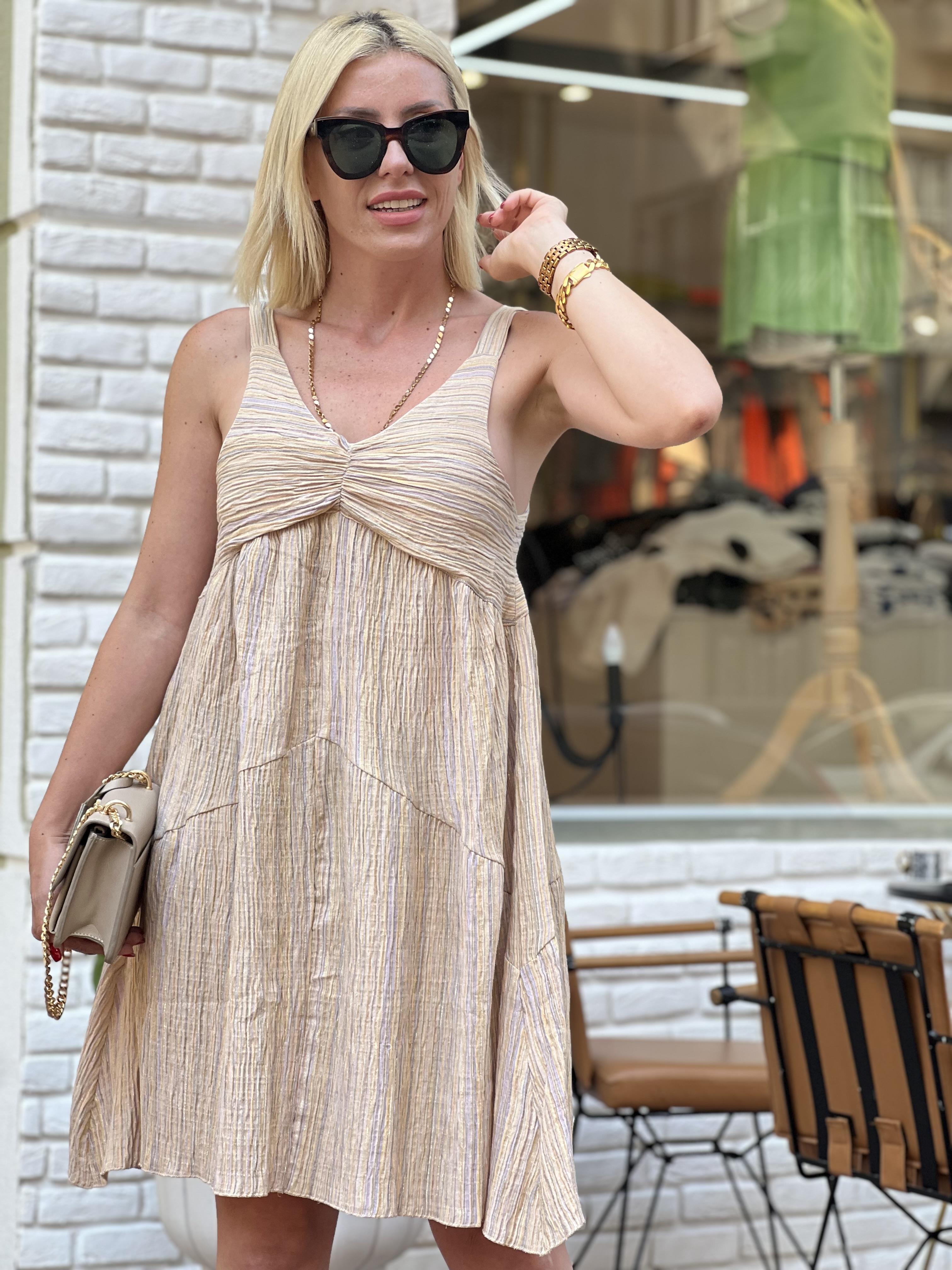 WICKER KETEN ELBİSE 