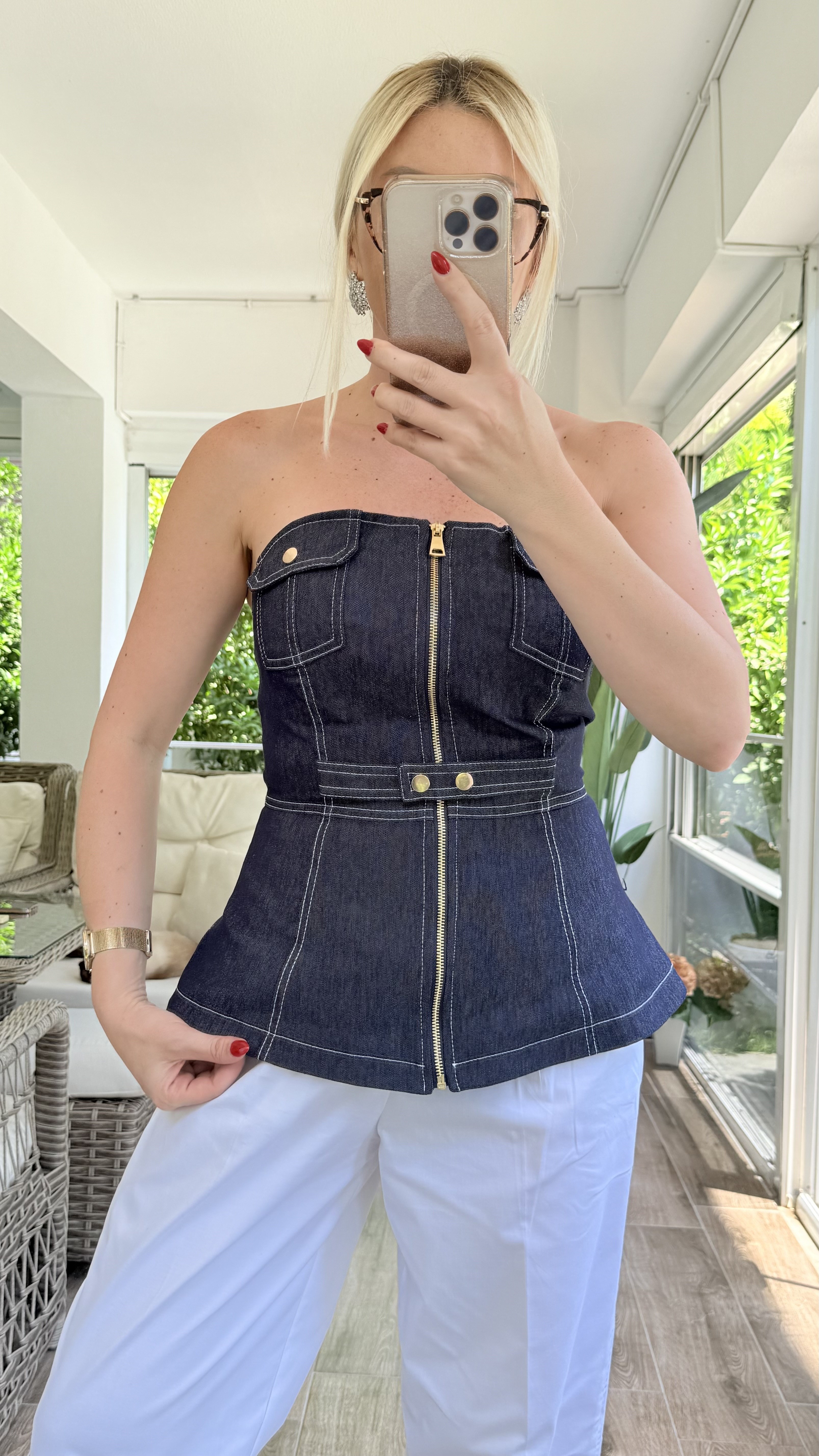 KLEİS STRAPLEZ KOT BUSTİYER 