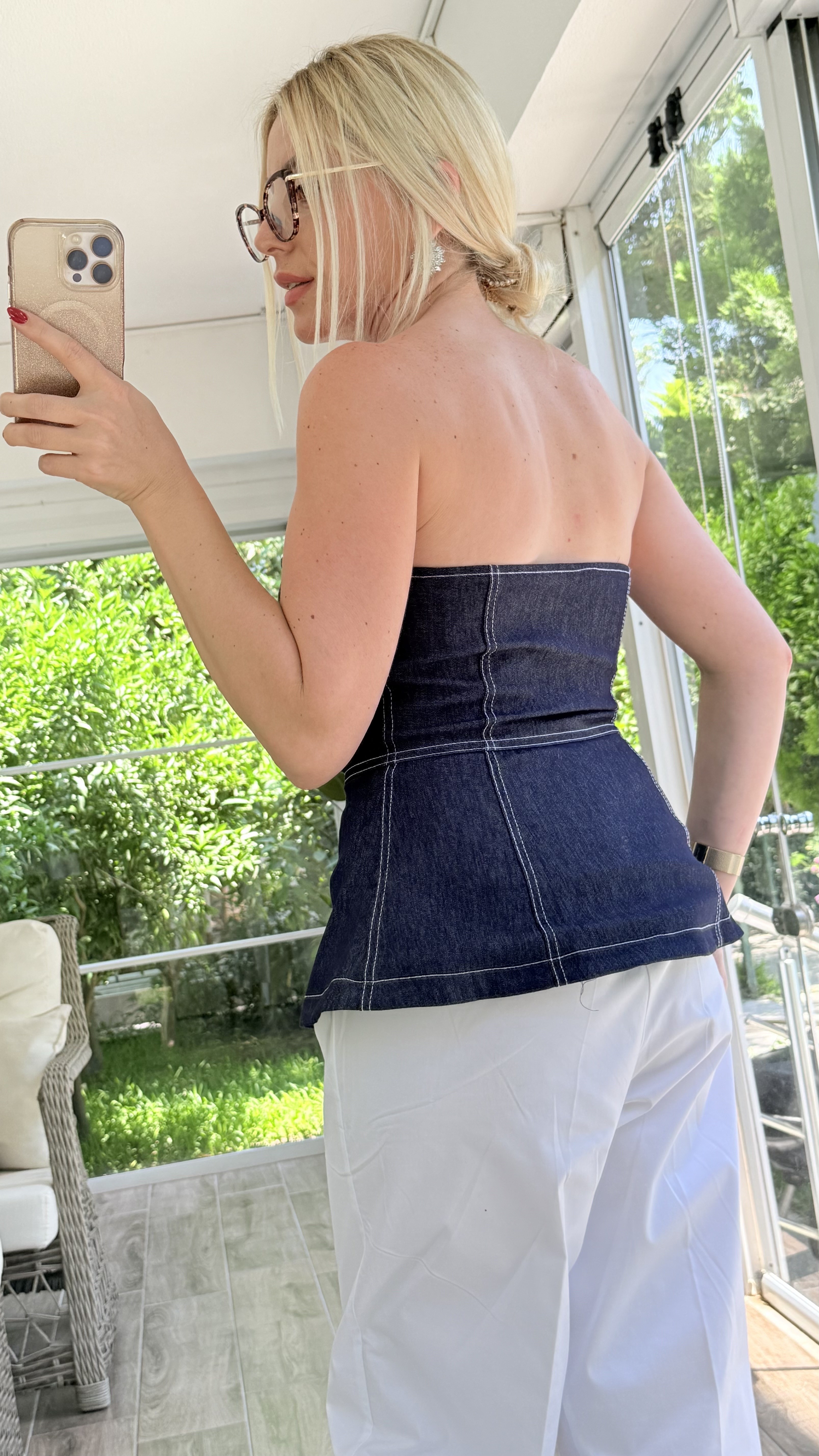KLEİS STRAPLEZ KOT BUSTİYER 
