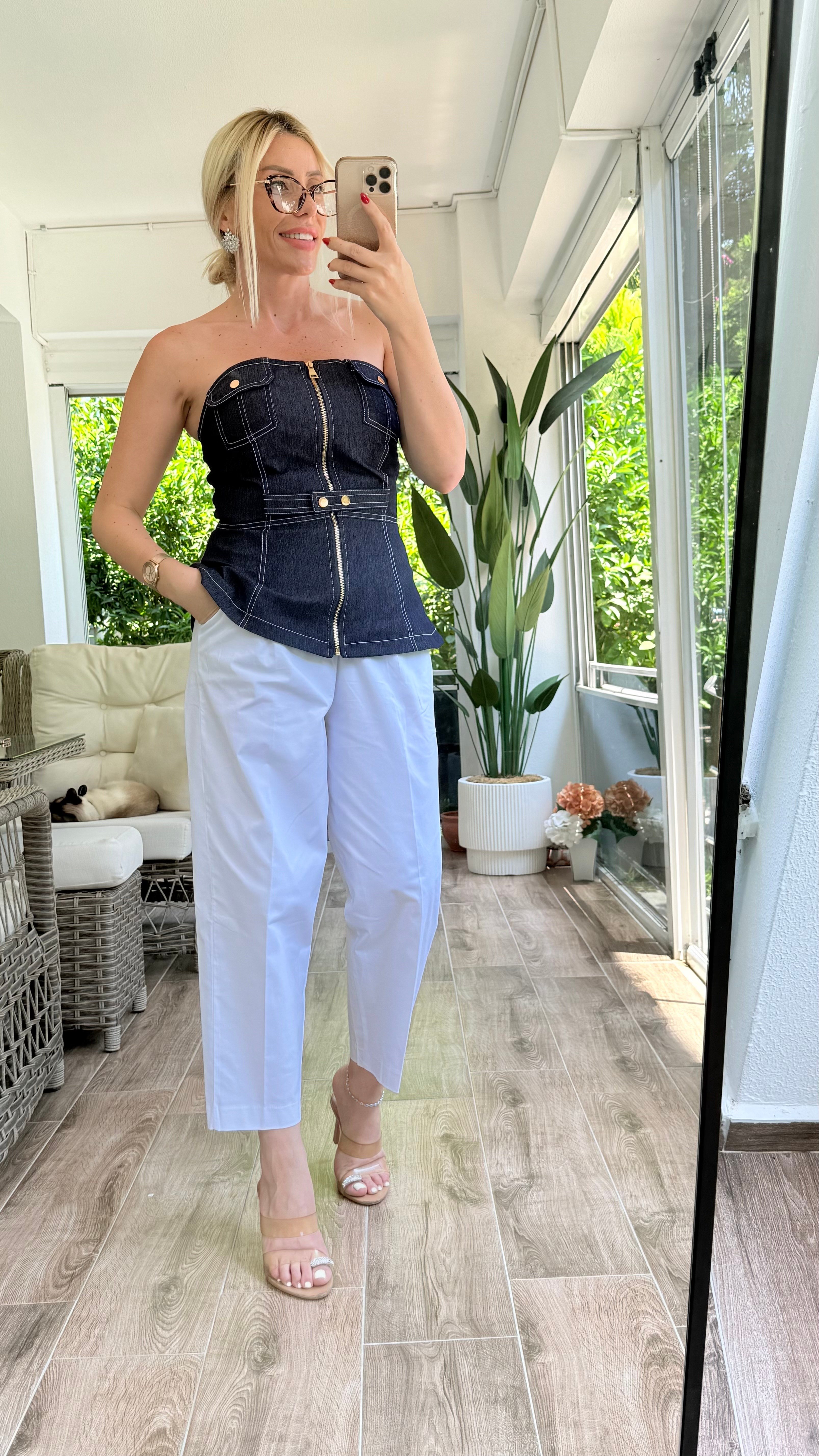 KLEİS STRAPLEZ KOT BUSTİYER 