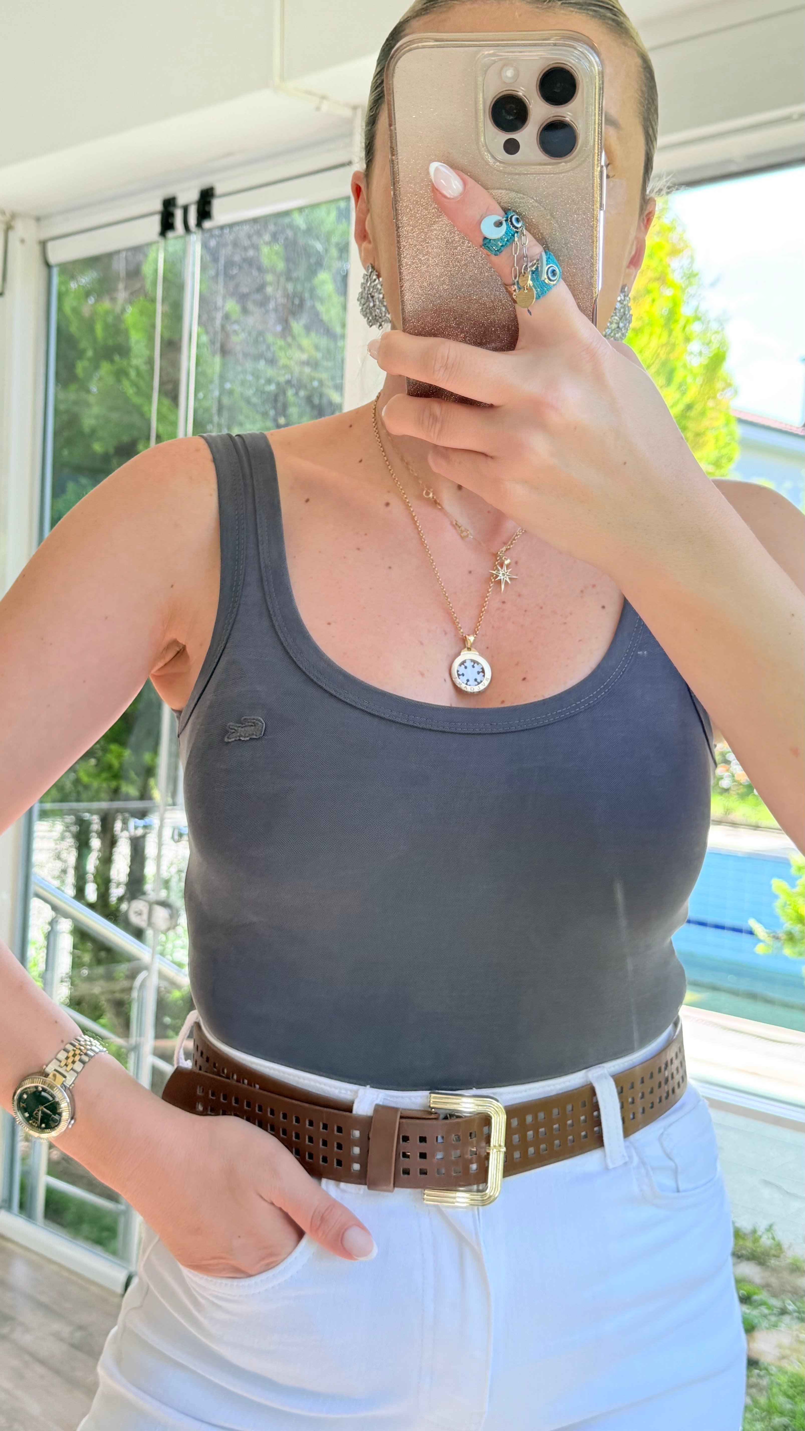 KLESİ ANTRASİT GRİ ATLET 