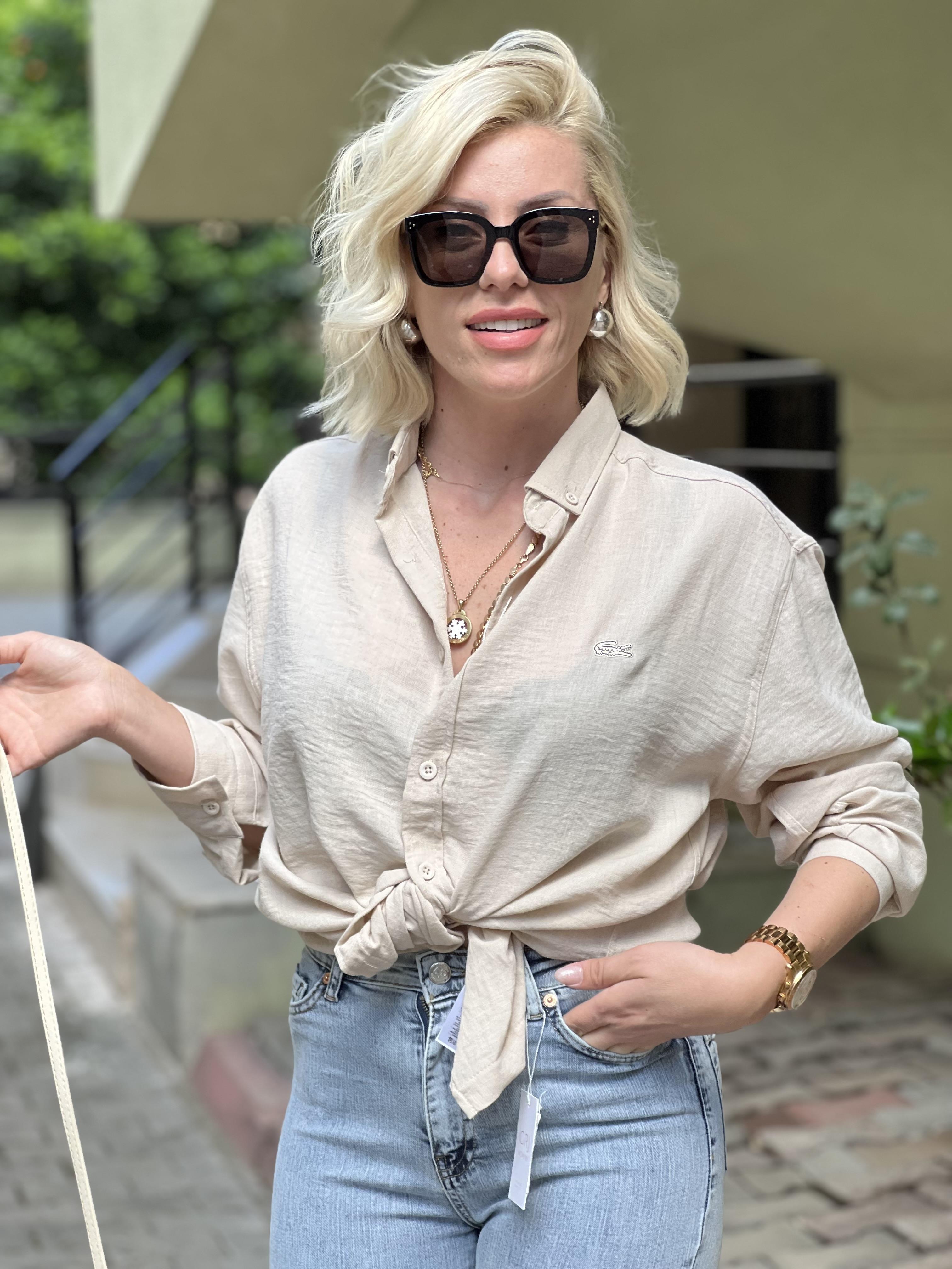 KREM ORJ MARKA GÖMLEK