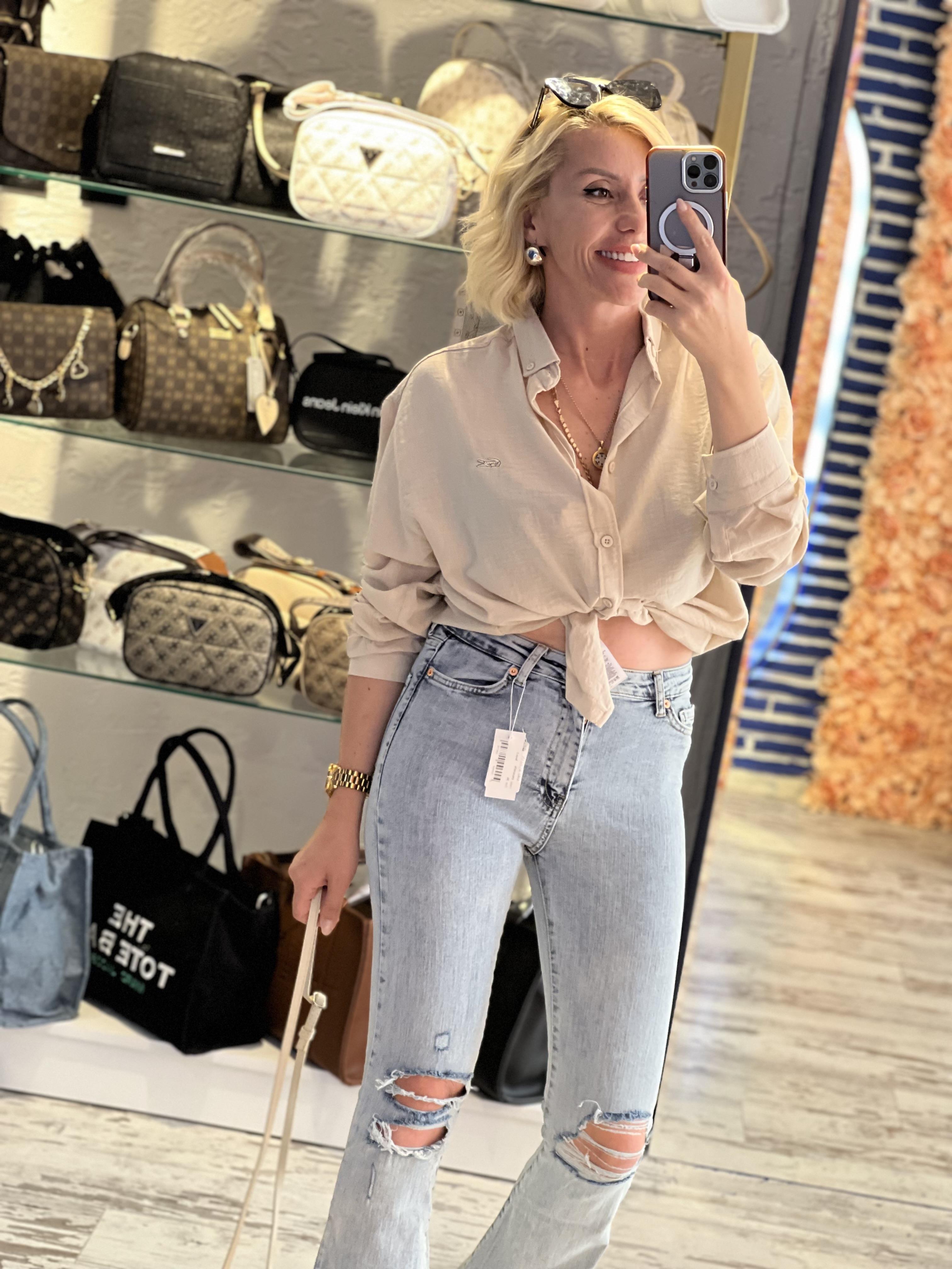 KREM ORJ MARKA GÖMLEK