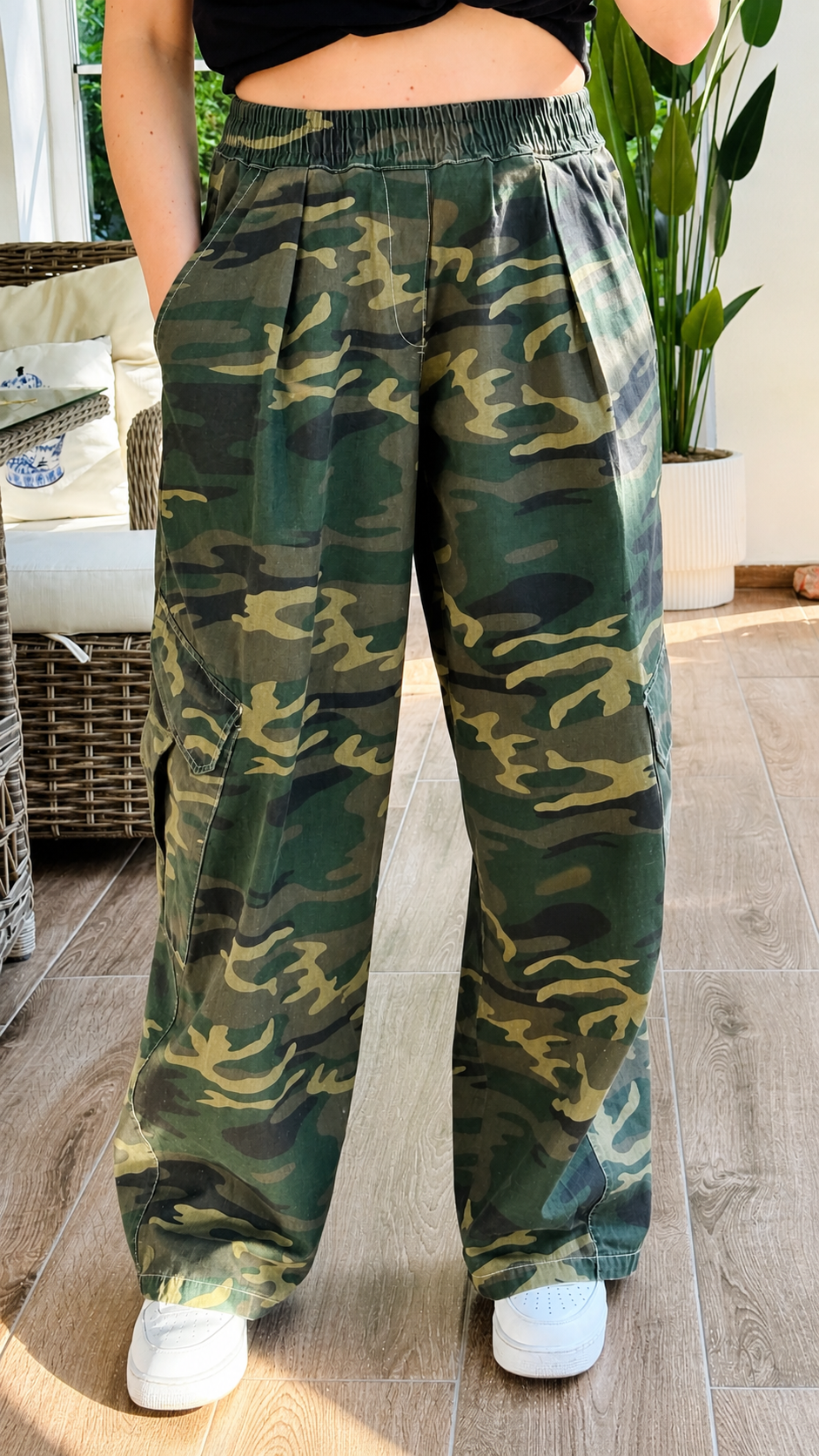 LEYDİ KAMUFLAJ PANTOLON