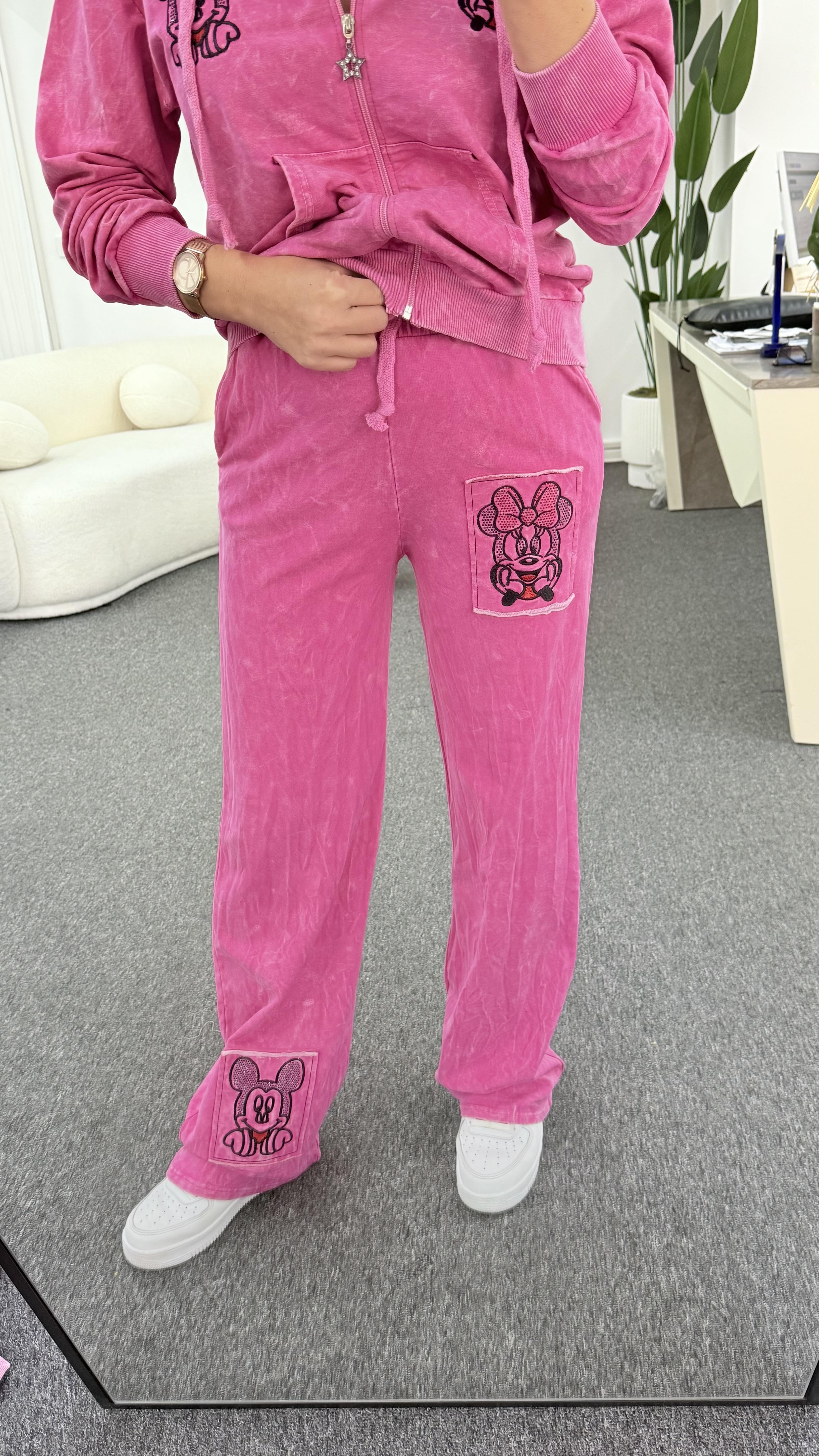 LOİSE MİCKEY MOUSE PEMBE TAKIM 