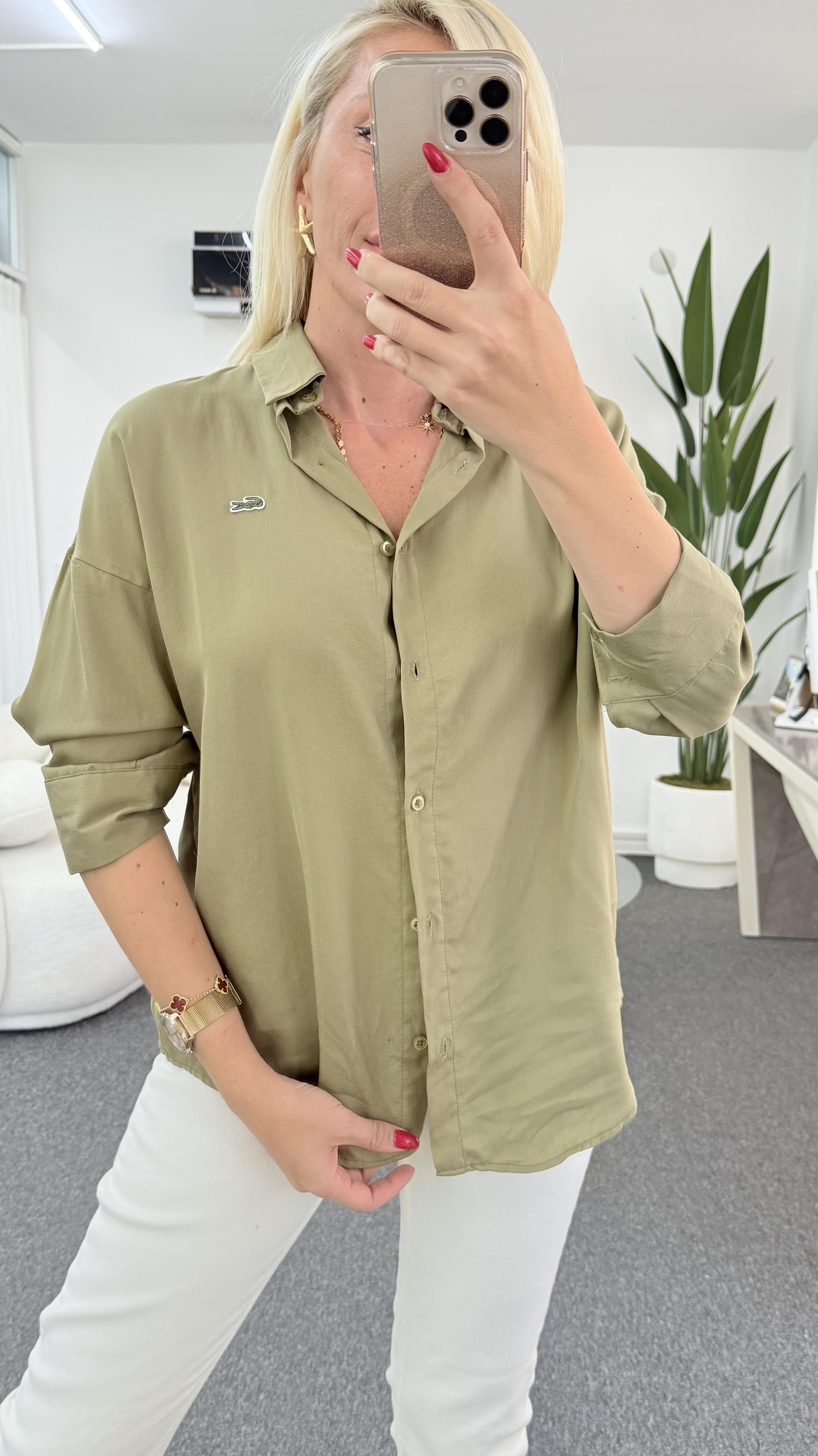 LORİ YEŞİL GÖMLEK 