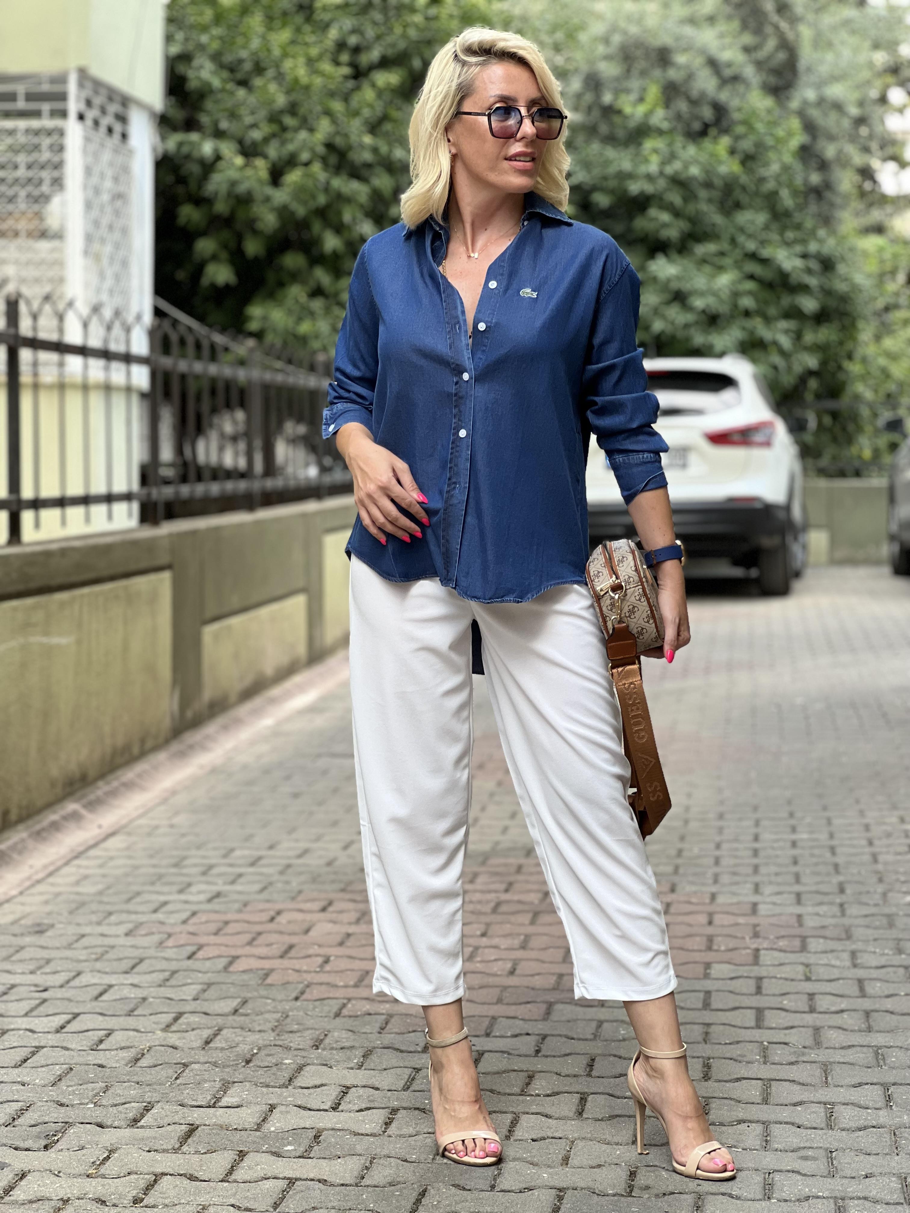 LUCKY LACİVERT GÖMLEK