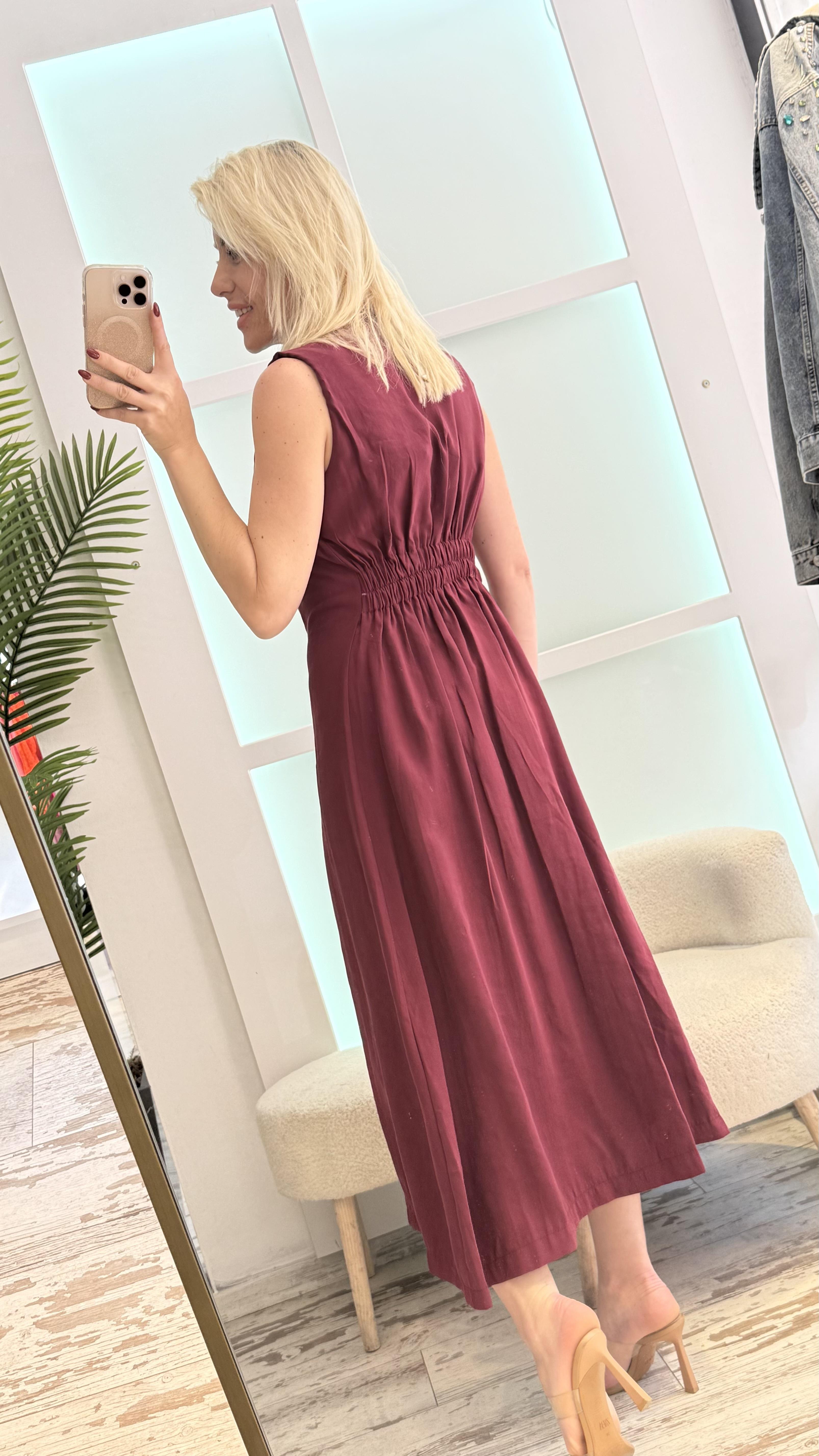 LUNEA BORDO GÖMLEK ELBİSE