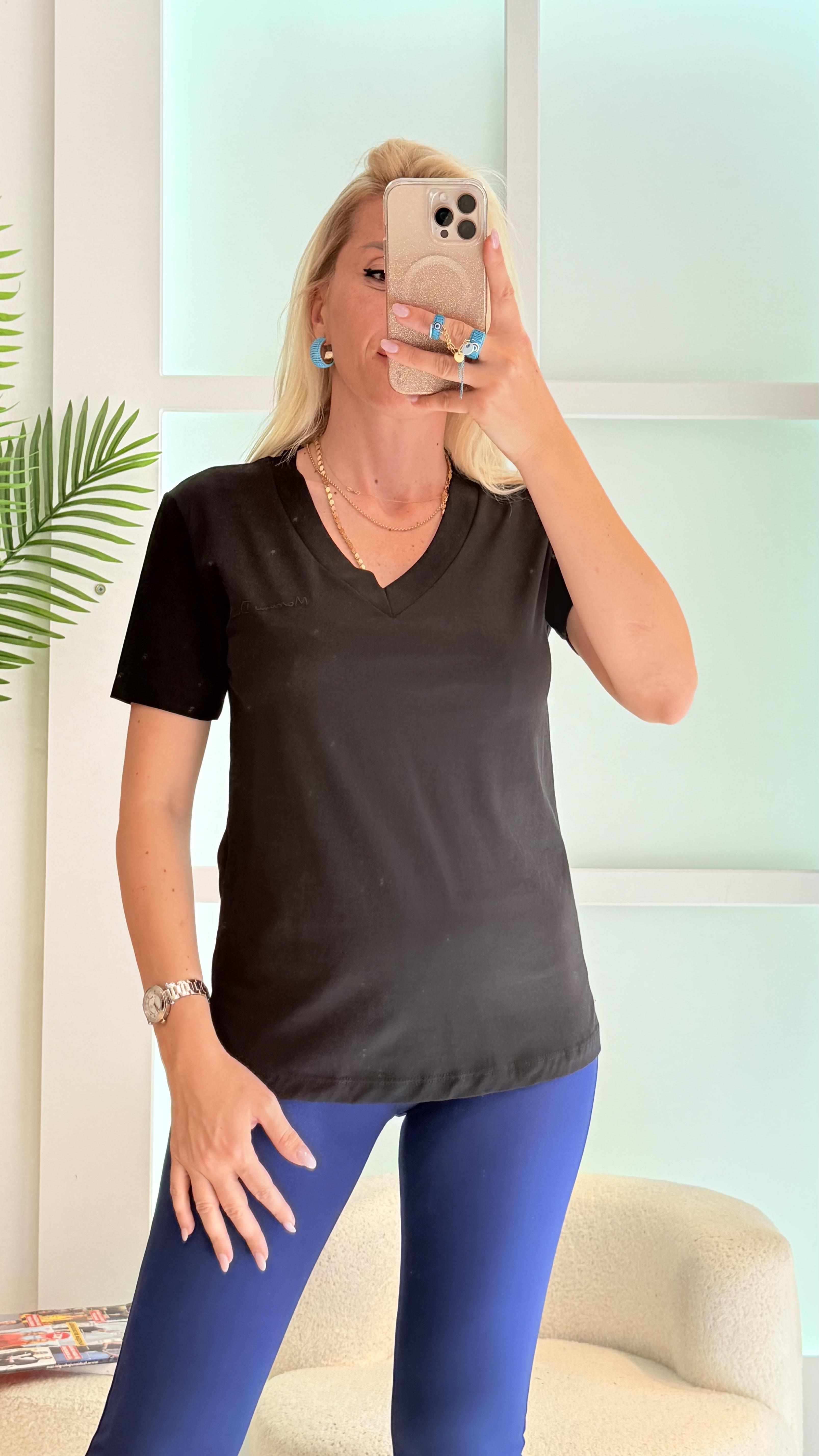 MARY SİYAH TSHIRT