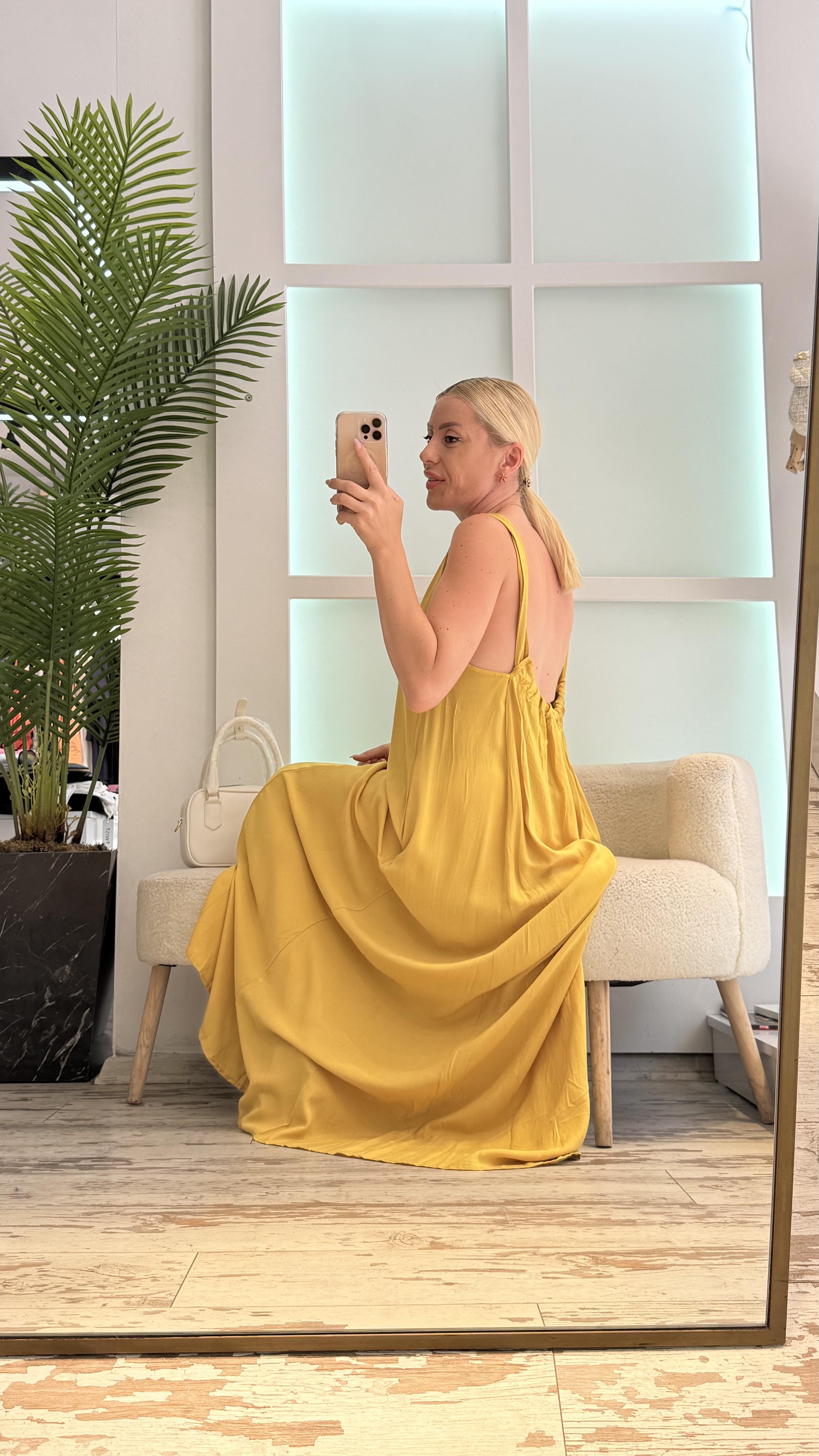 MERİ YAĞ YEŞİLİ ELBİSE 