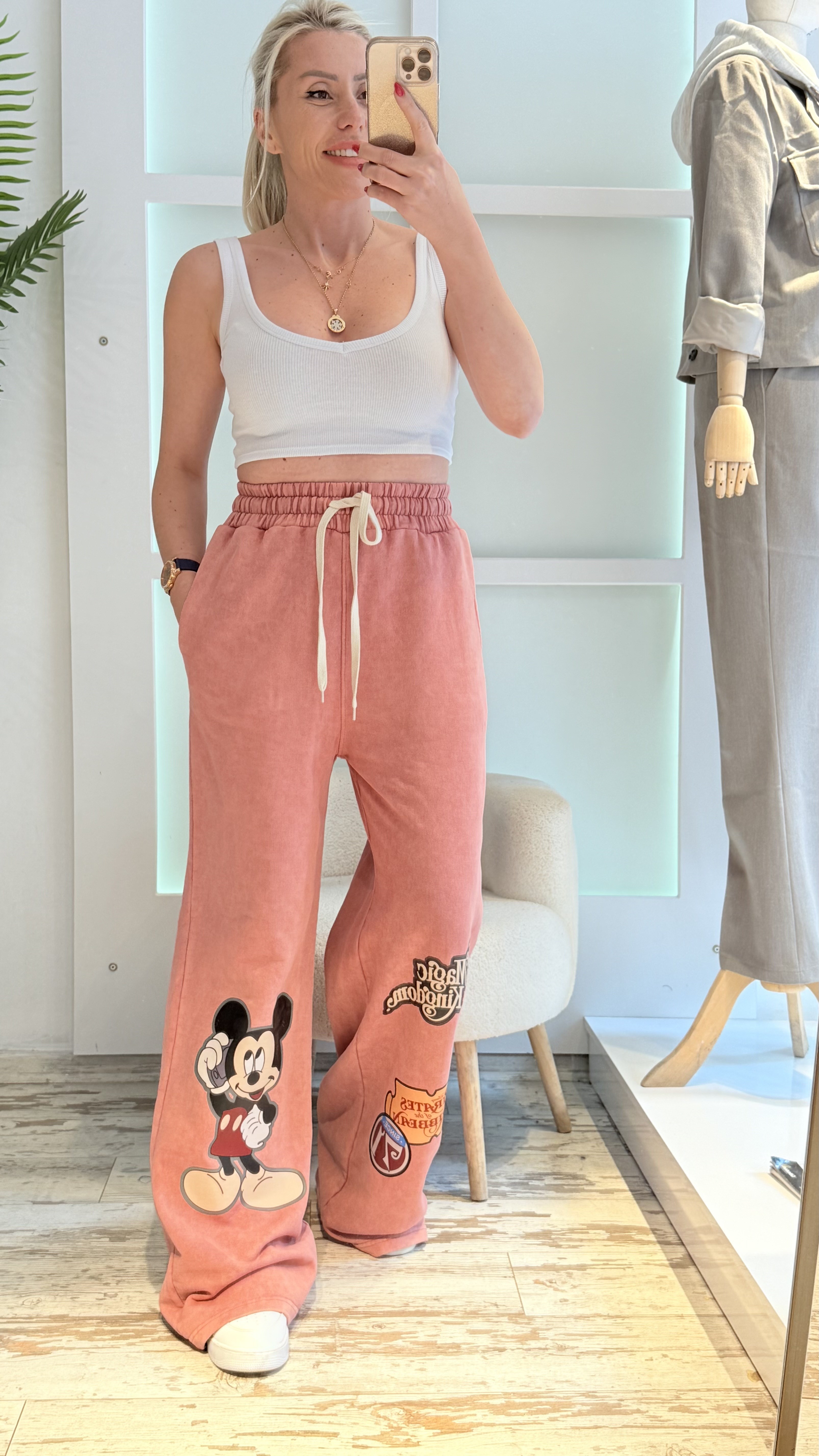 MİCKS PEMBE TASARIM EŞOFMAN
