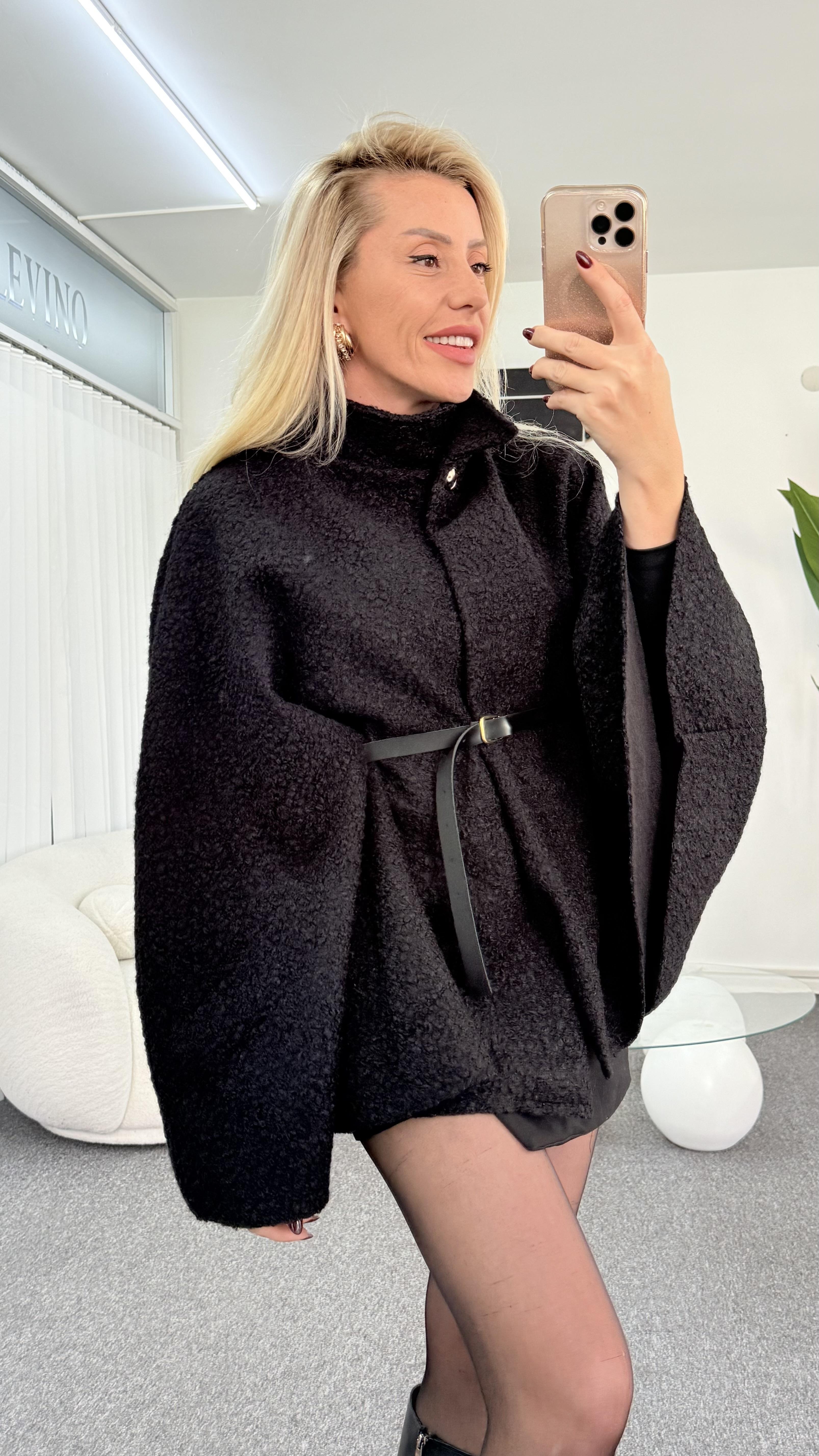 MİLYA SİYAH PANÇO