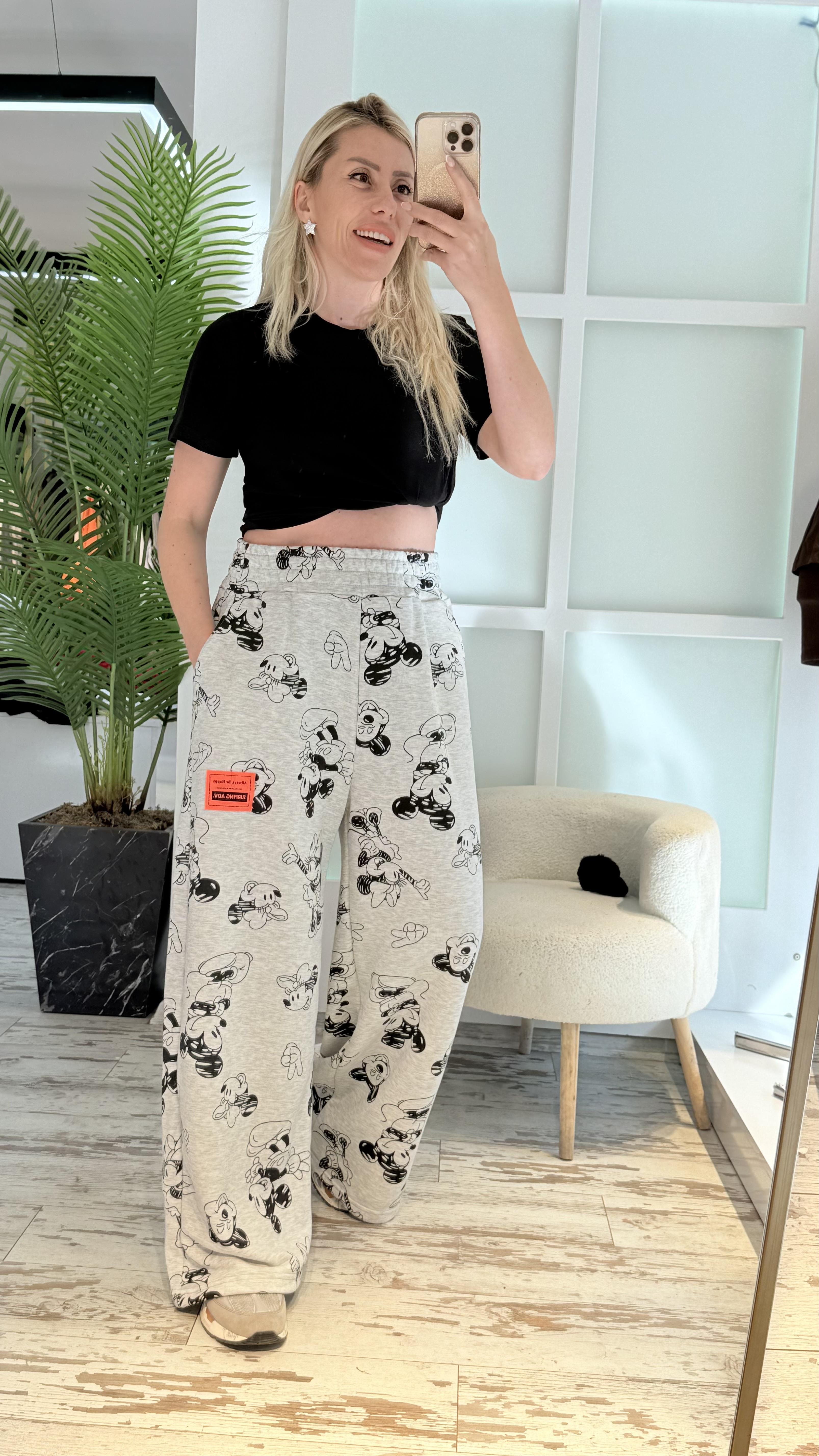 MİMİ DESENLİ EŞOFMAN