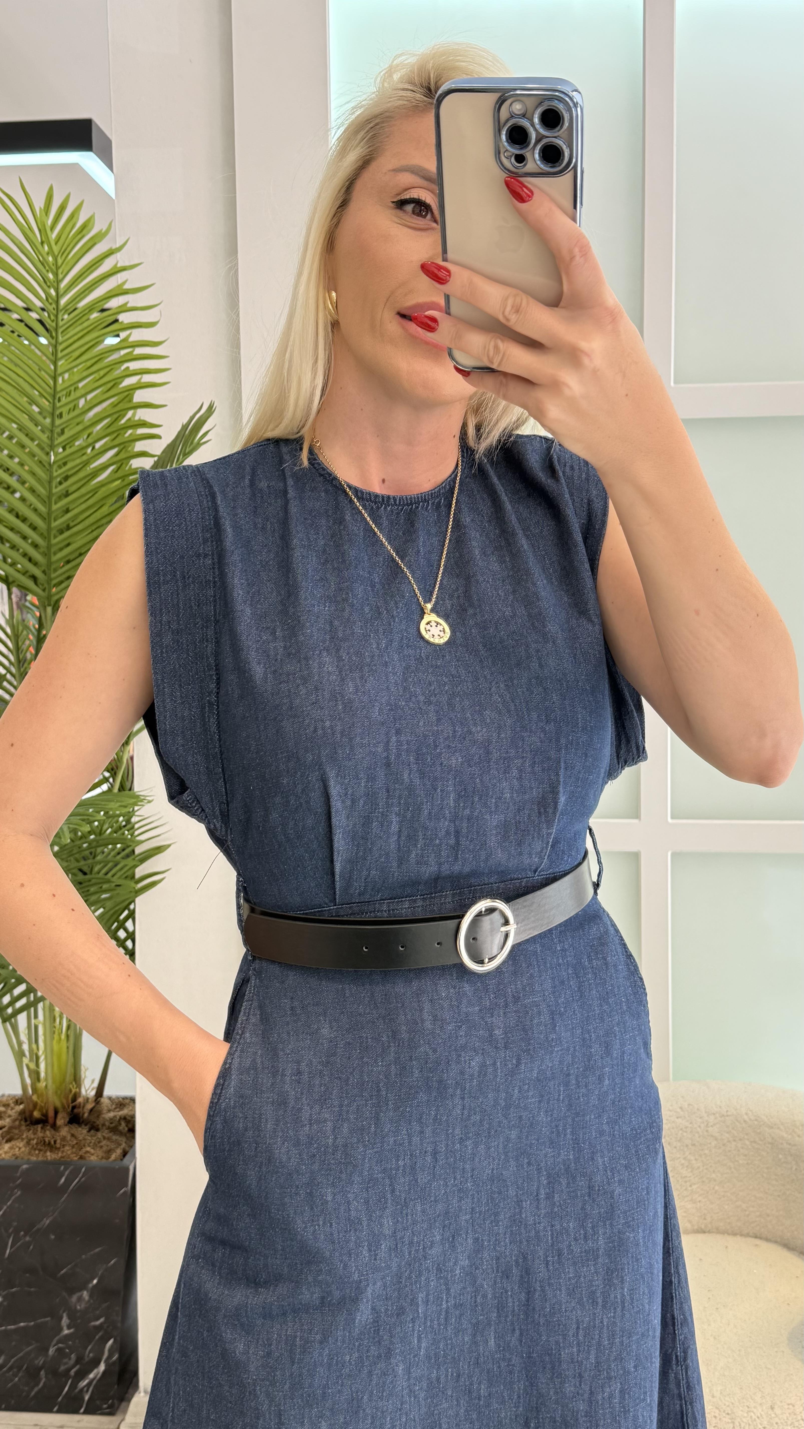 MİSHA SIRT DEKOLTELİ ELBİSE