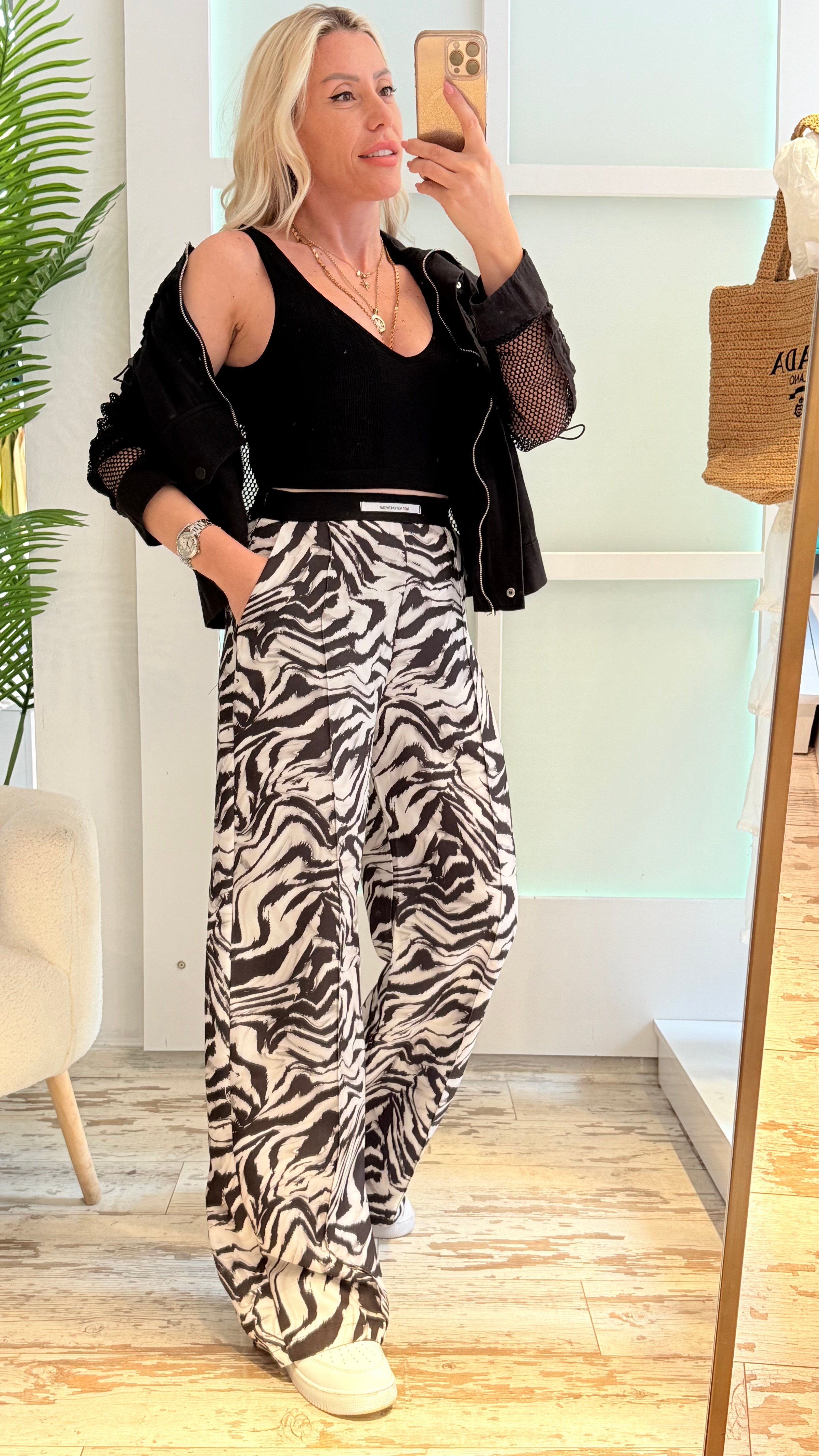 MNES ZEBRA DESEN PANTOLON 