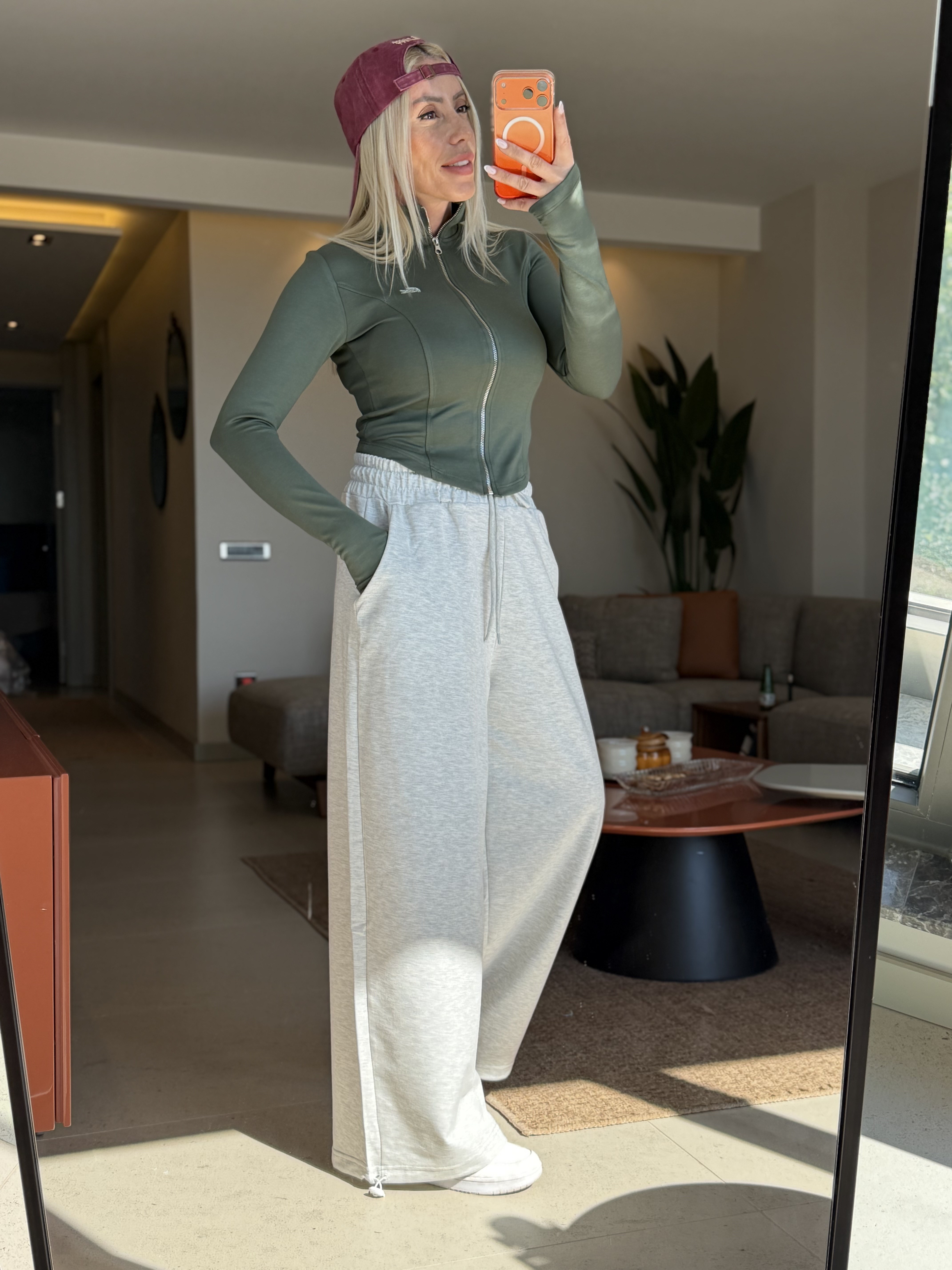 MONİCA YEŞİL FERMUARLI HIRKA