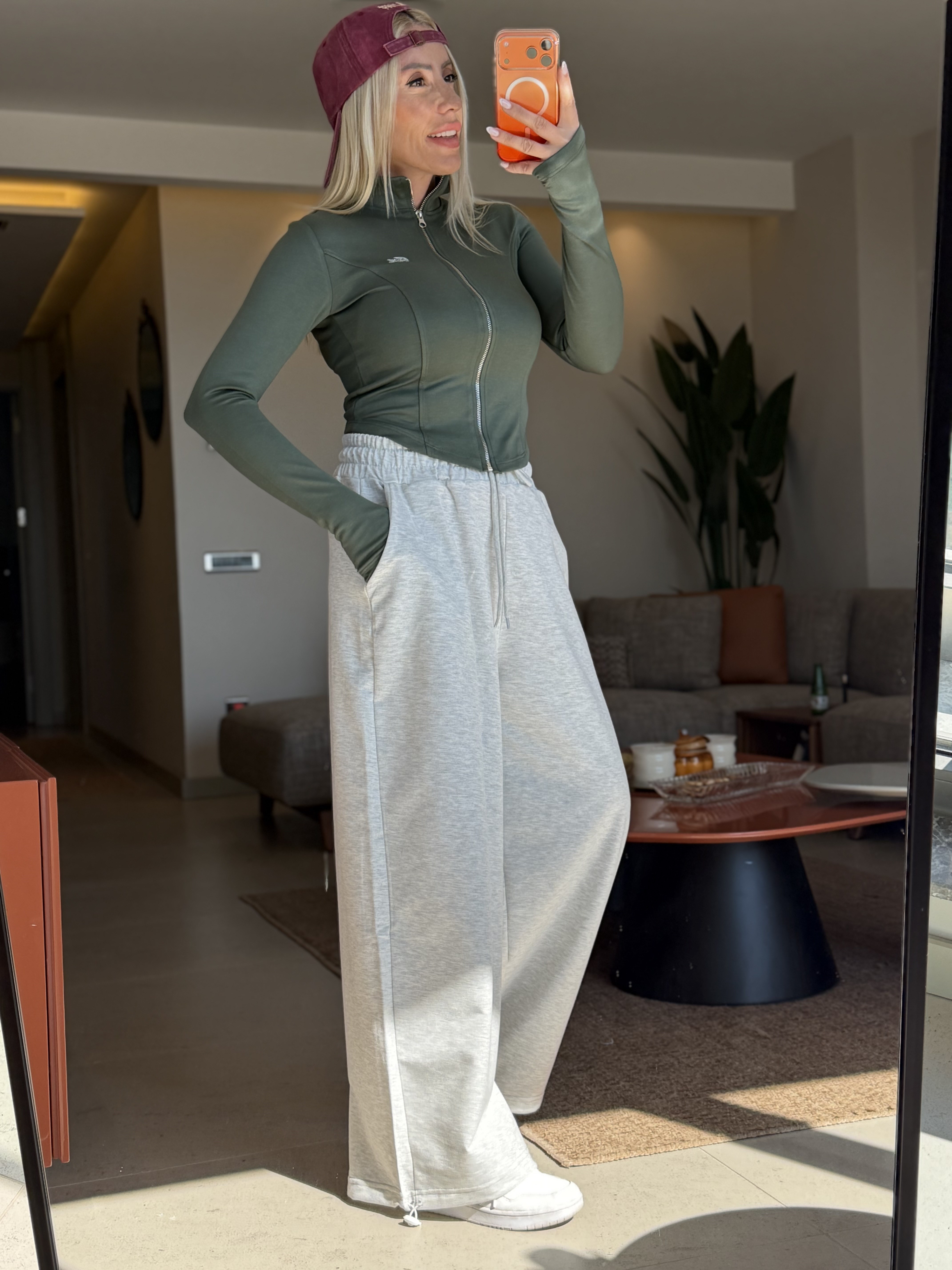 MONİCA YEŞİL FERMUARLI HIRKA